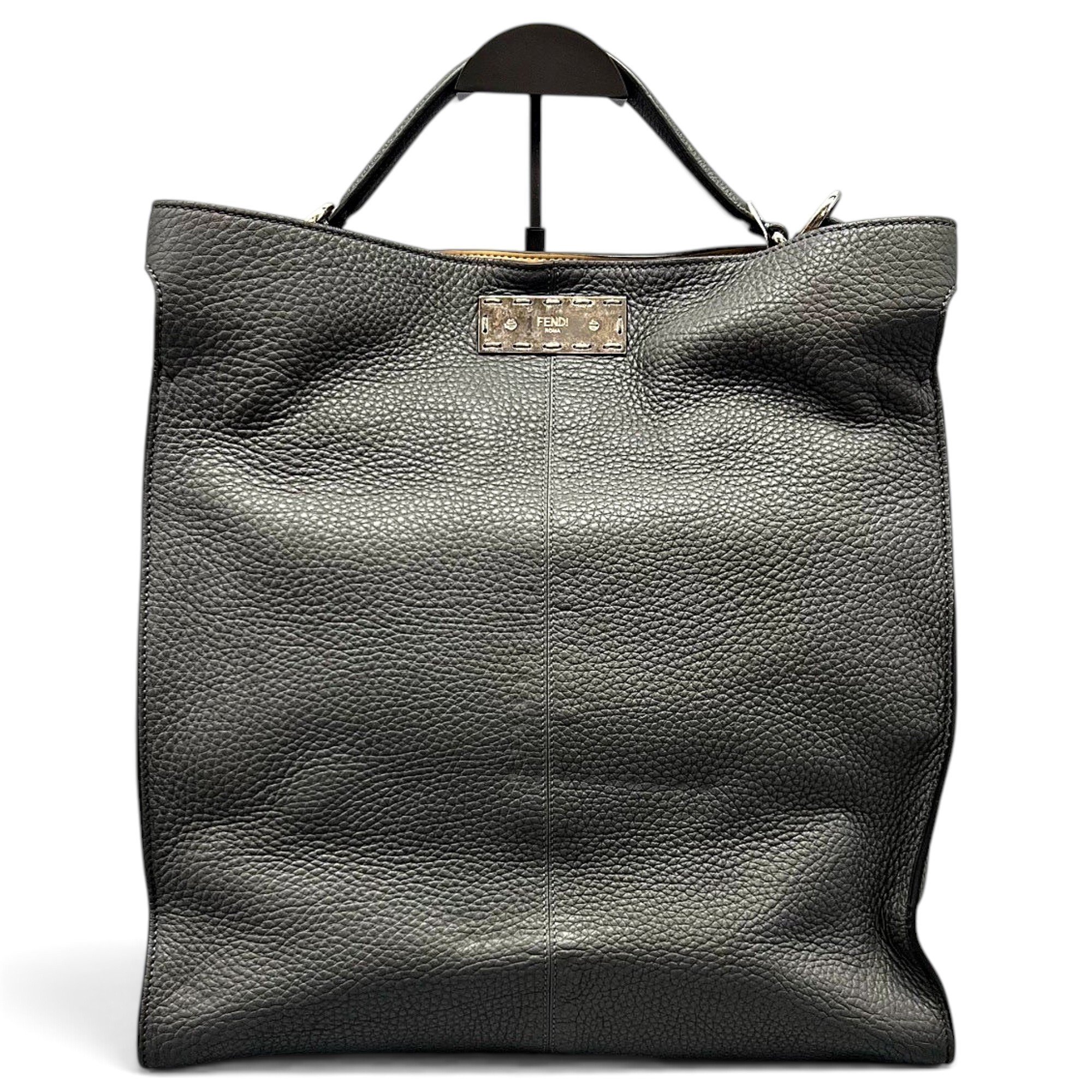 Leather tote