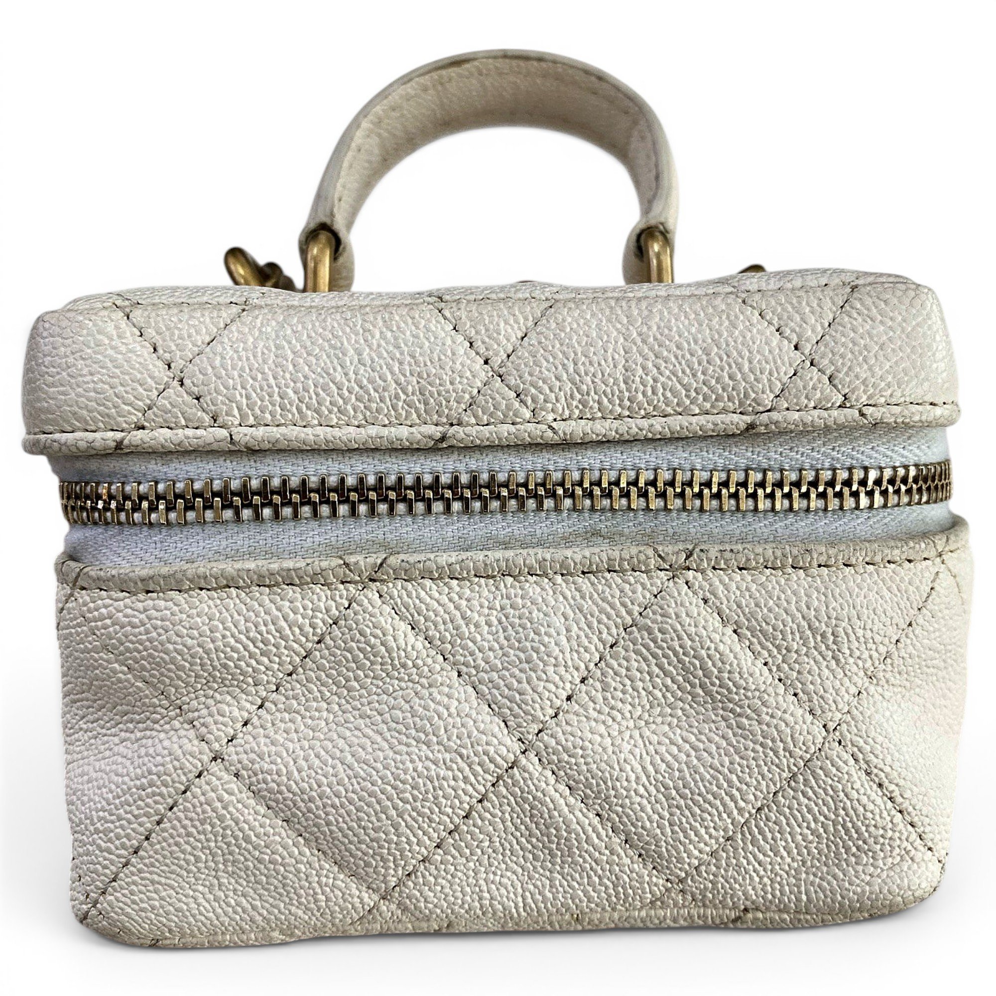 Trendy CC Vanity leather handbag