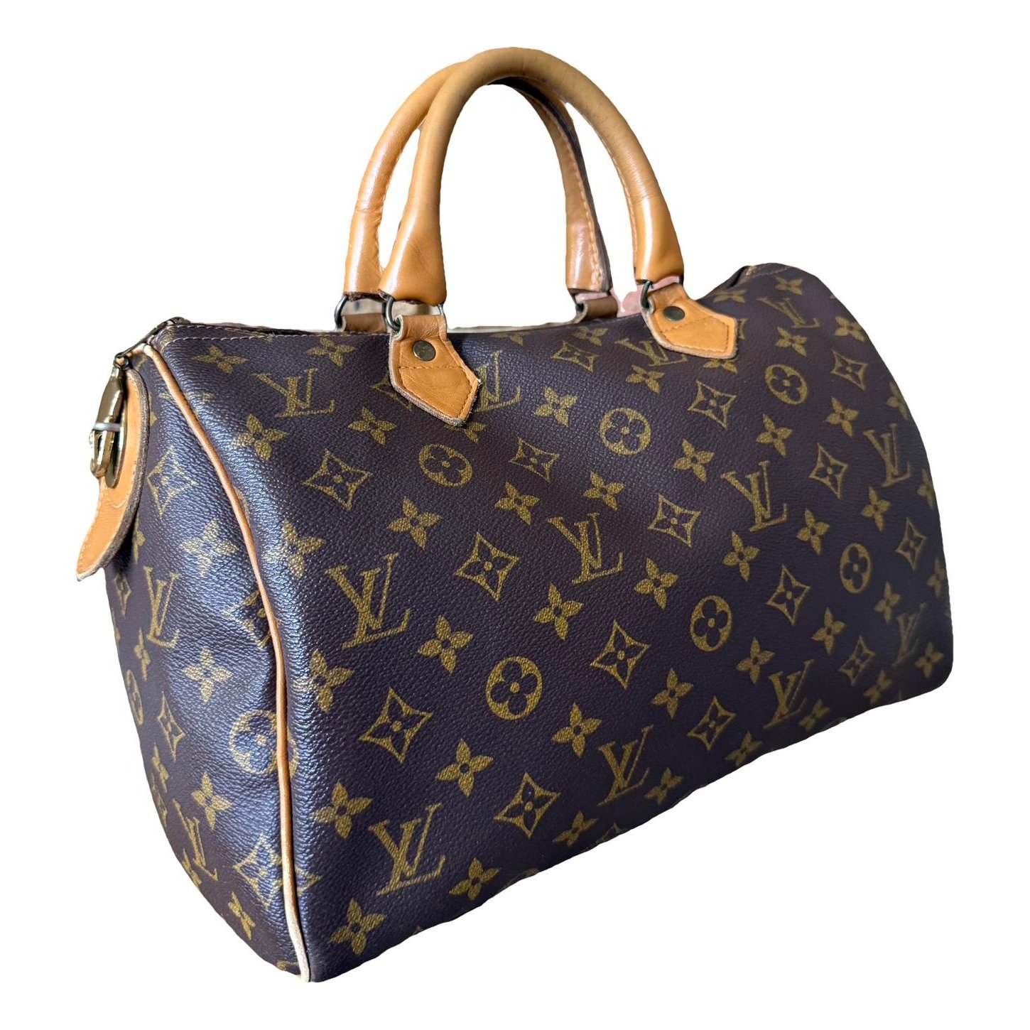 Speedy leather handbag