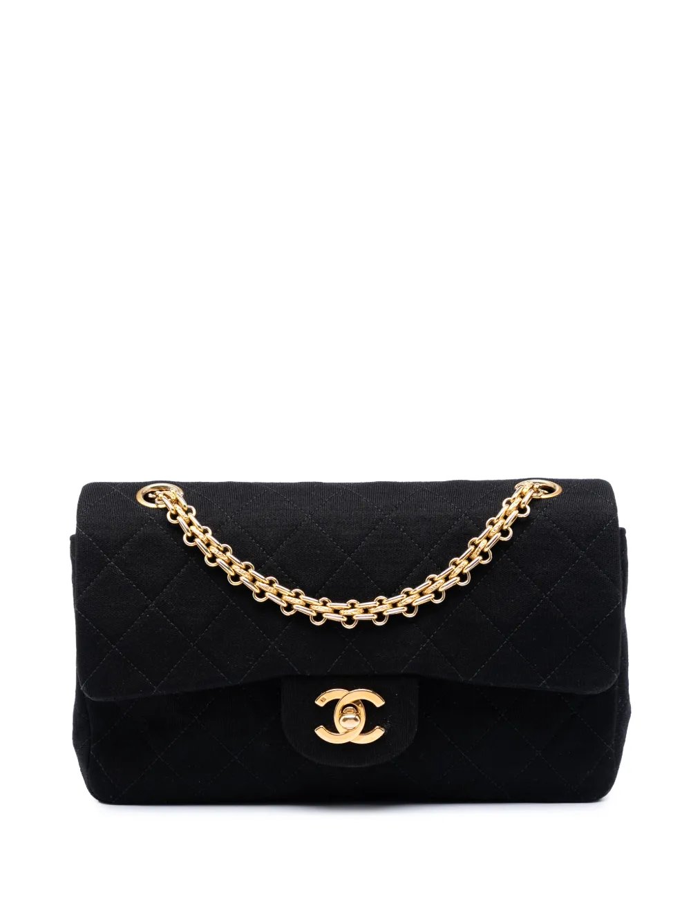 1989-1991 Small Classic Jersey Double Flap shoulder bag