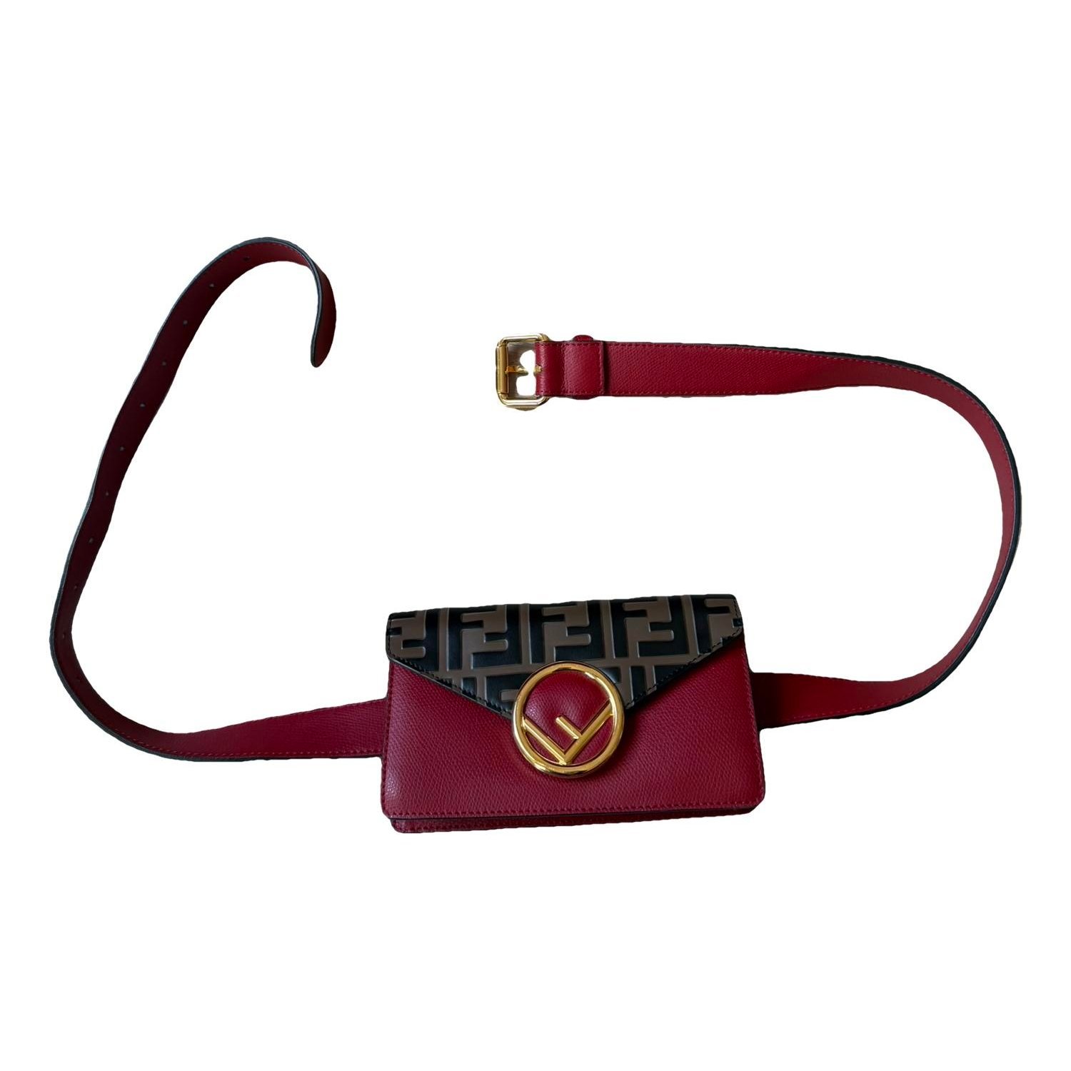 Double F leather handbag
