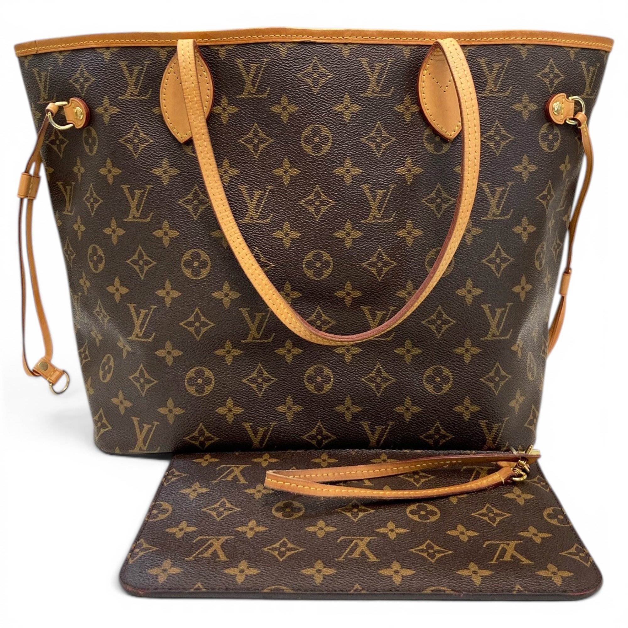 Neverfull leather handbag