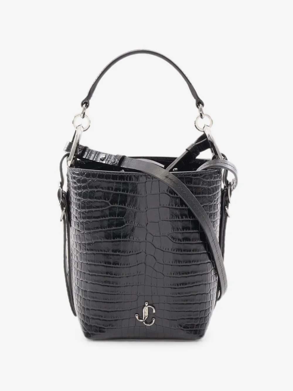 2000s Varenne crocodile-embossed mini bag