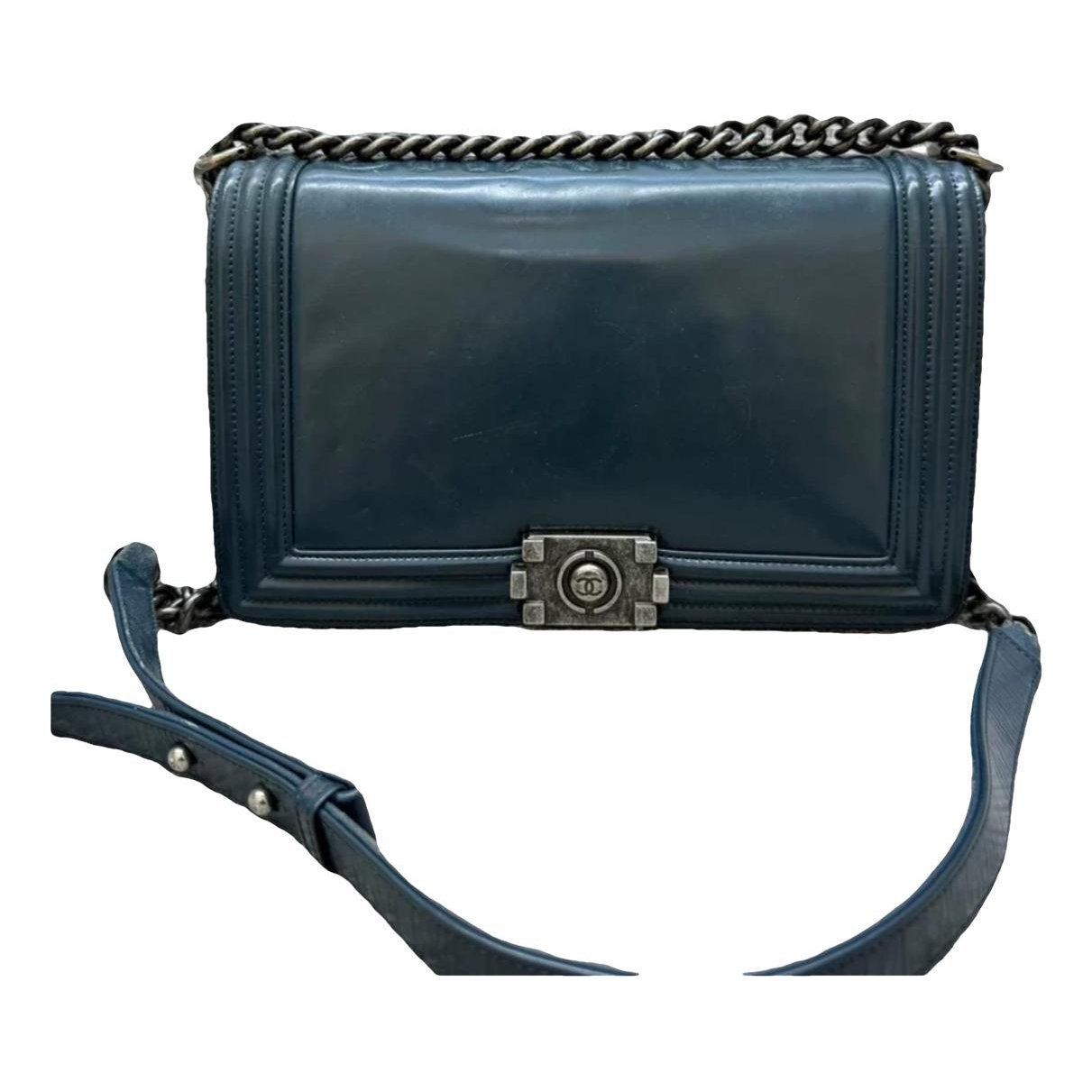 Boy patent leather crossbody bag