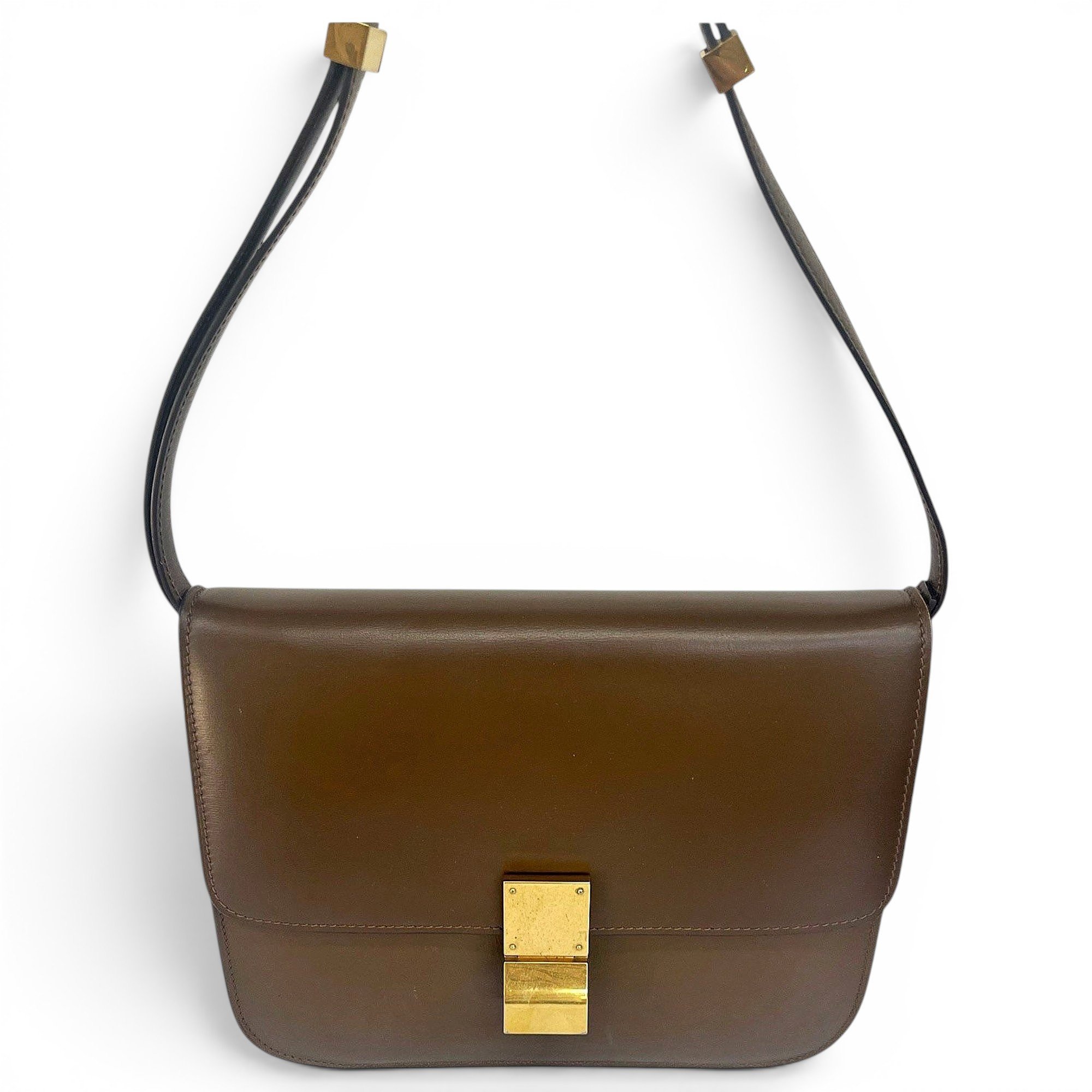Classic leather crossbody bag