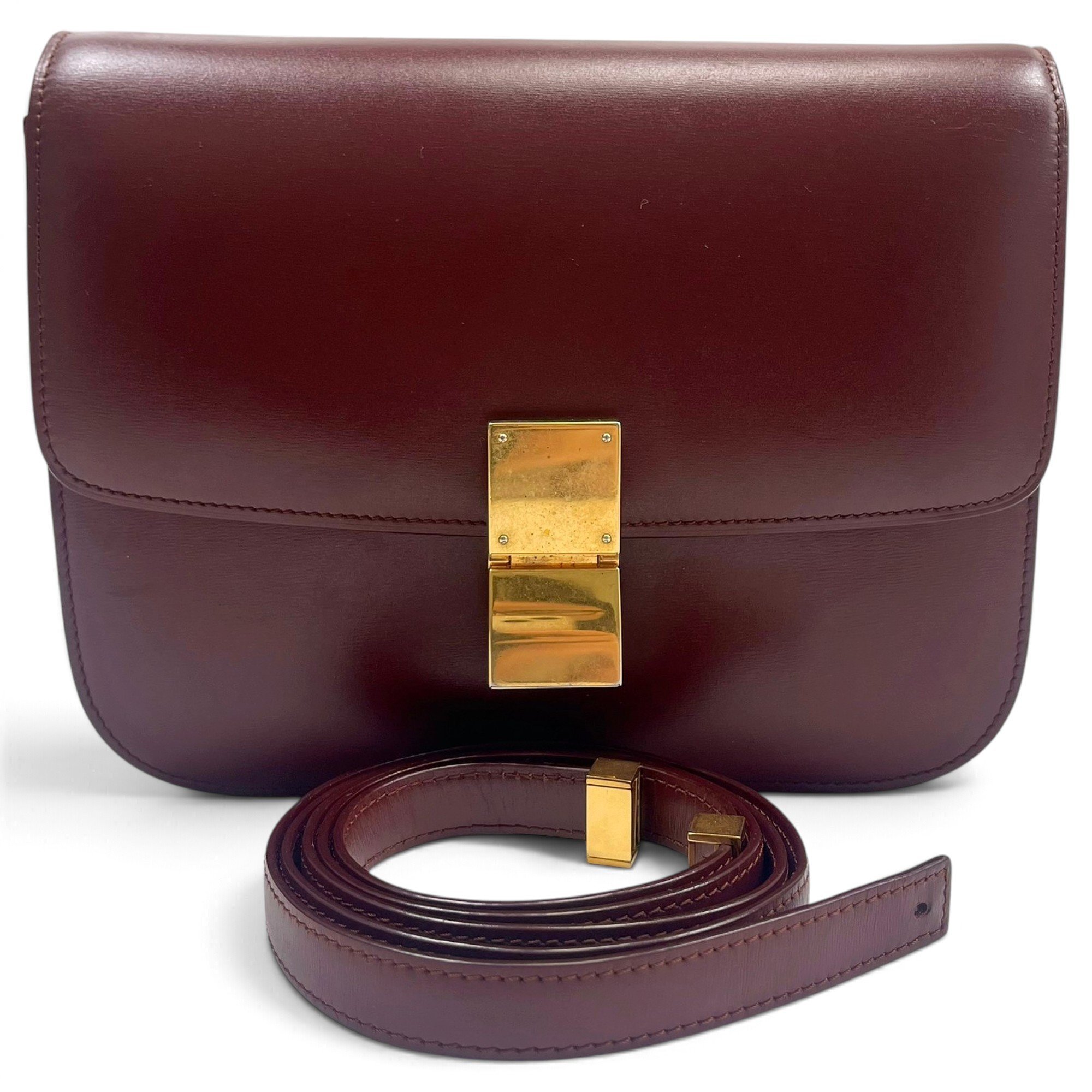 Classic leather handbag
