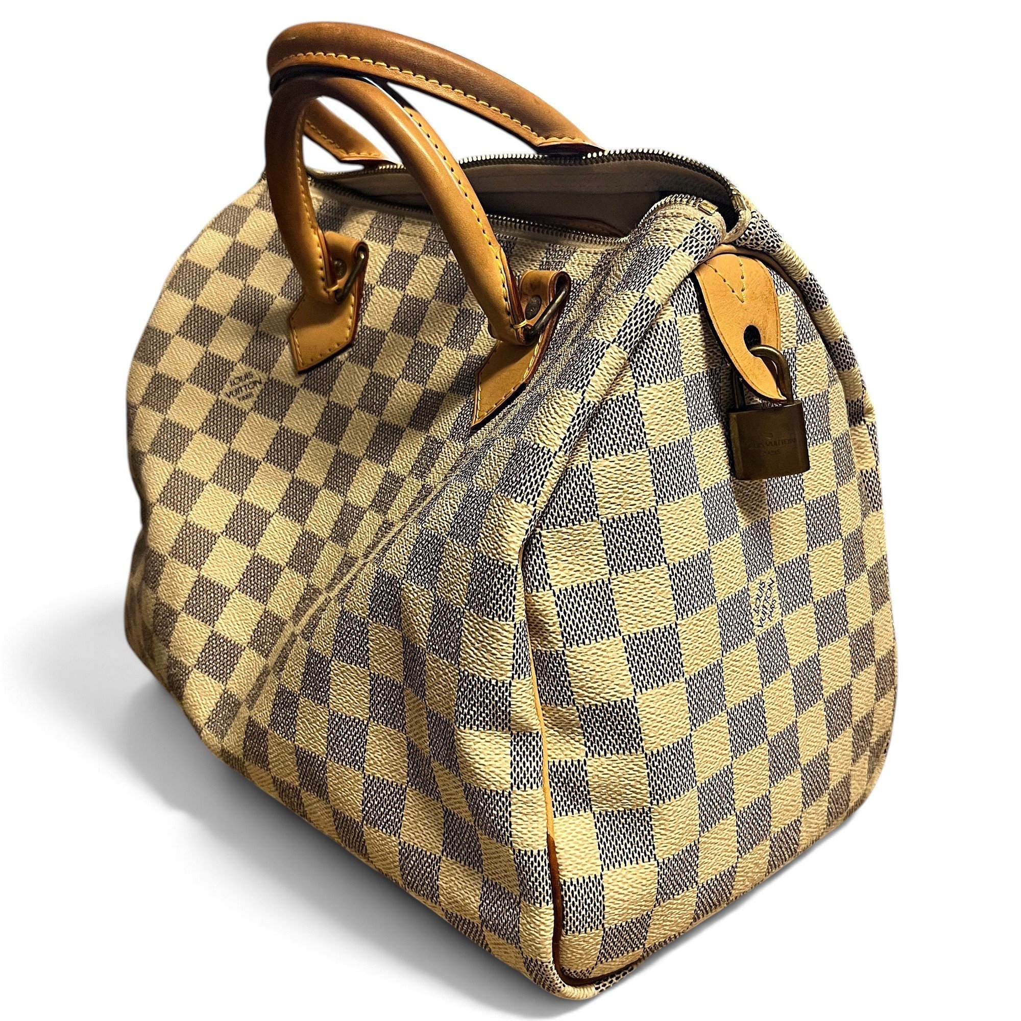 Speedy leather bag
