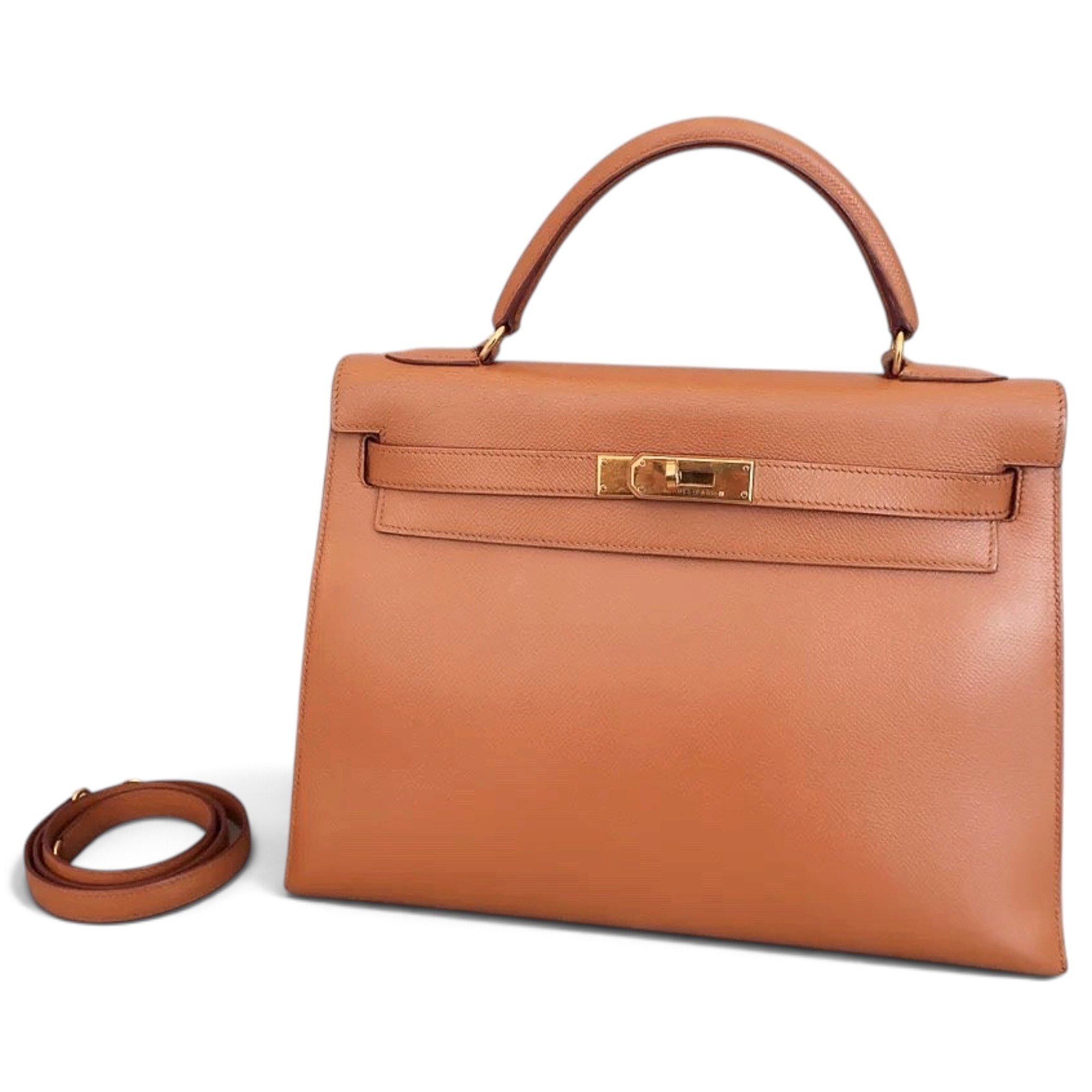 Kelly 32 leather handbag