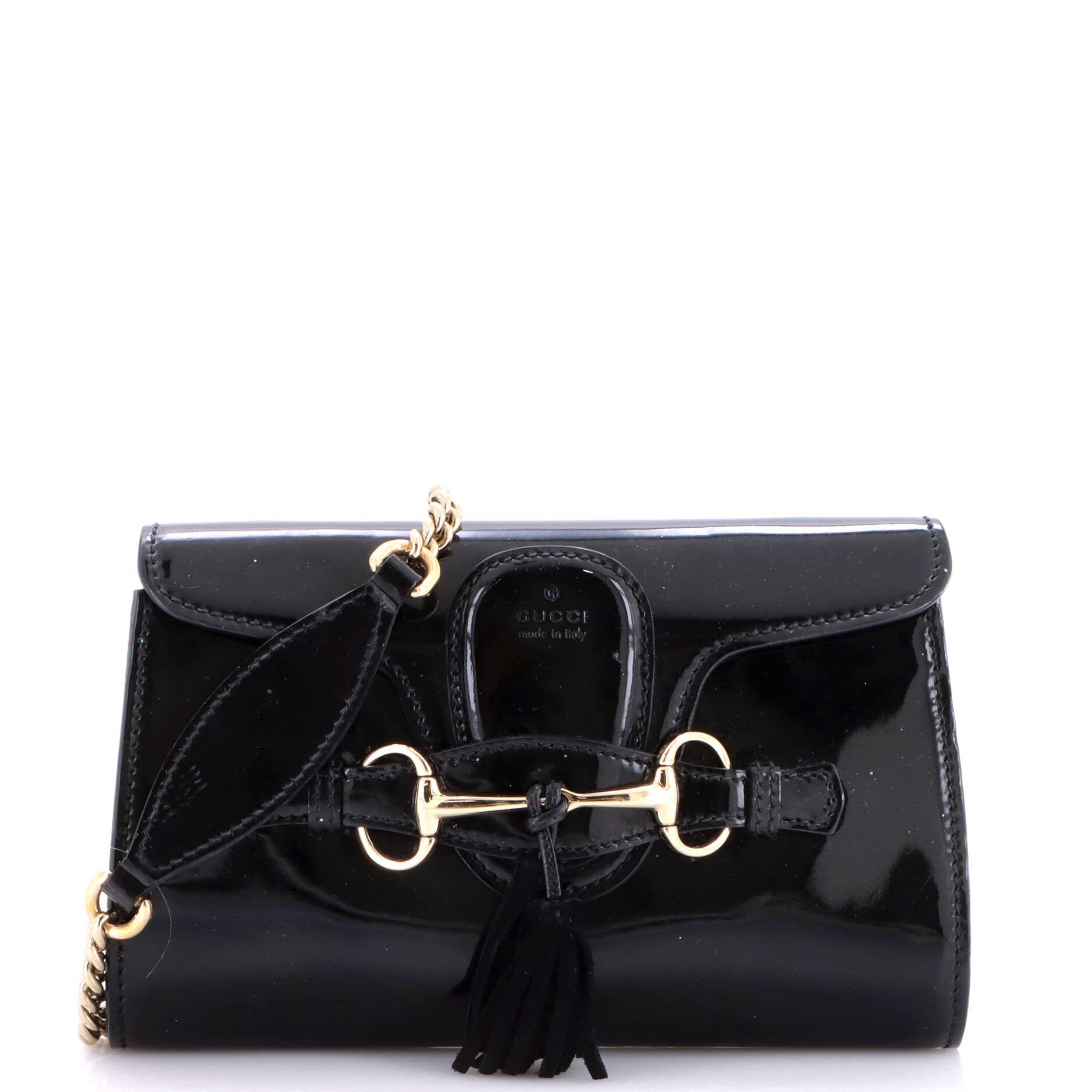 Emily Chain Flap Bag Patent Small