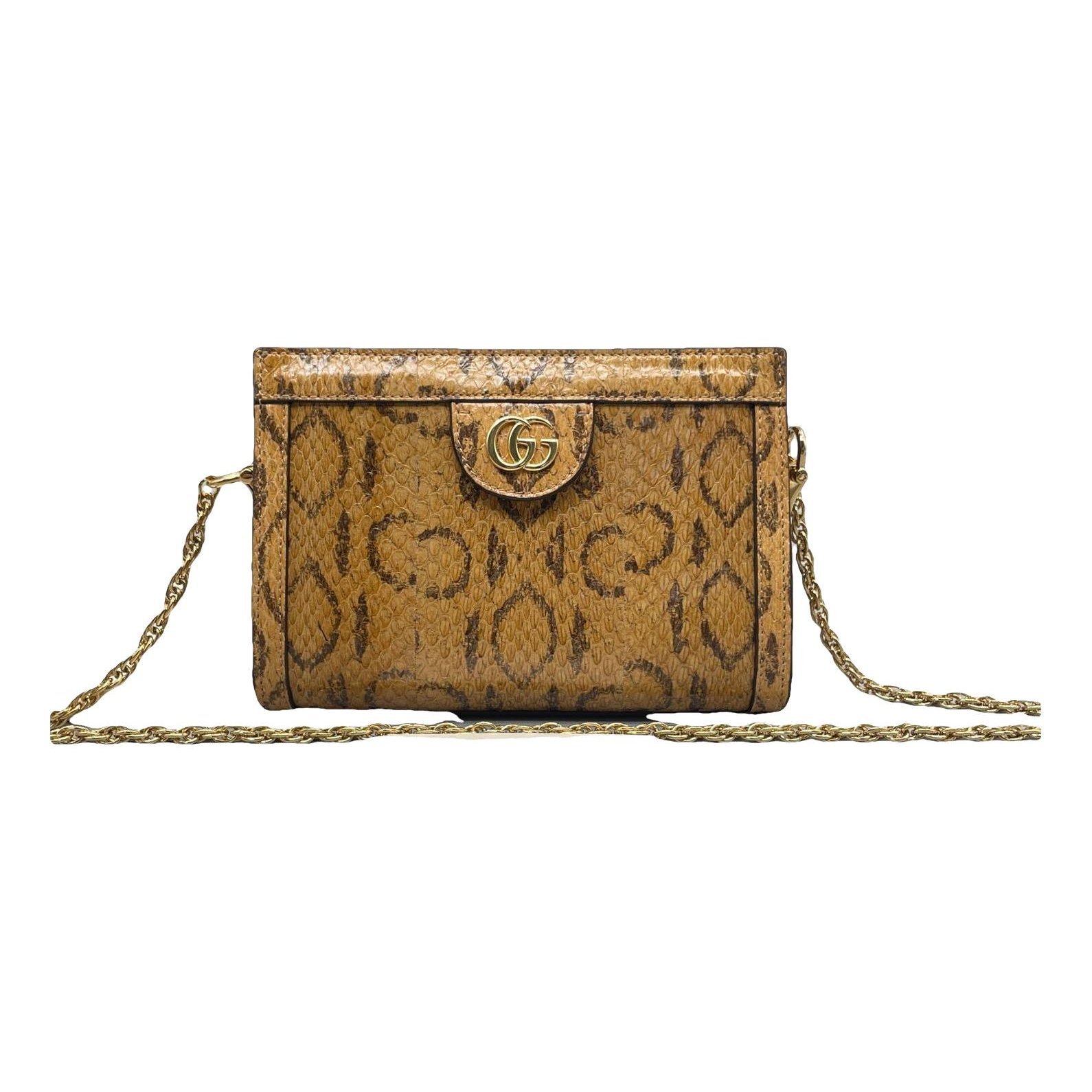 Ophidia Chain leather handbag