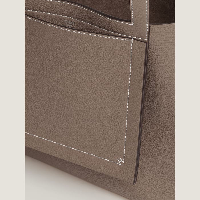 Étoupe Hermès Cabasellier 31 Bag