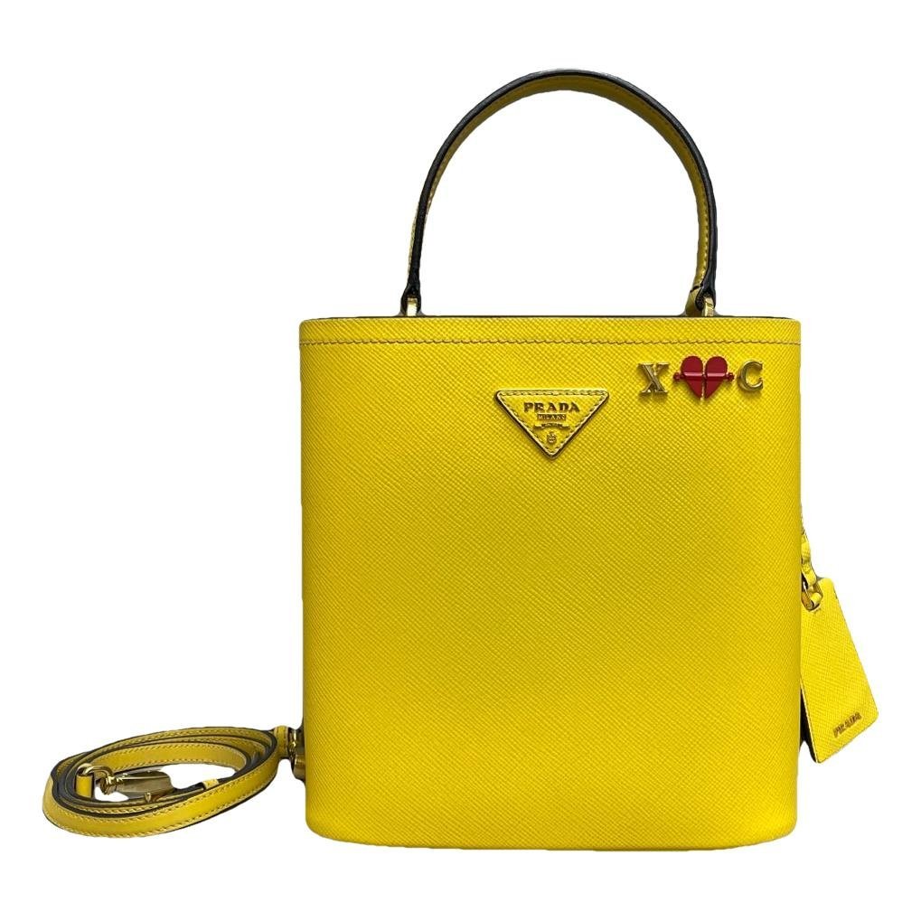 Panier leather handbag