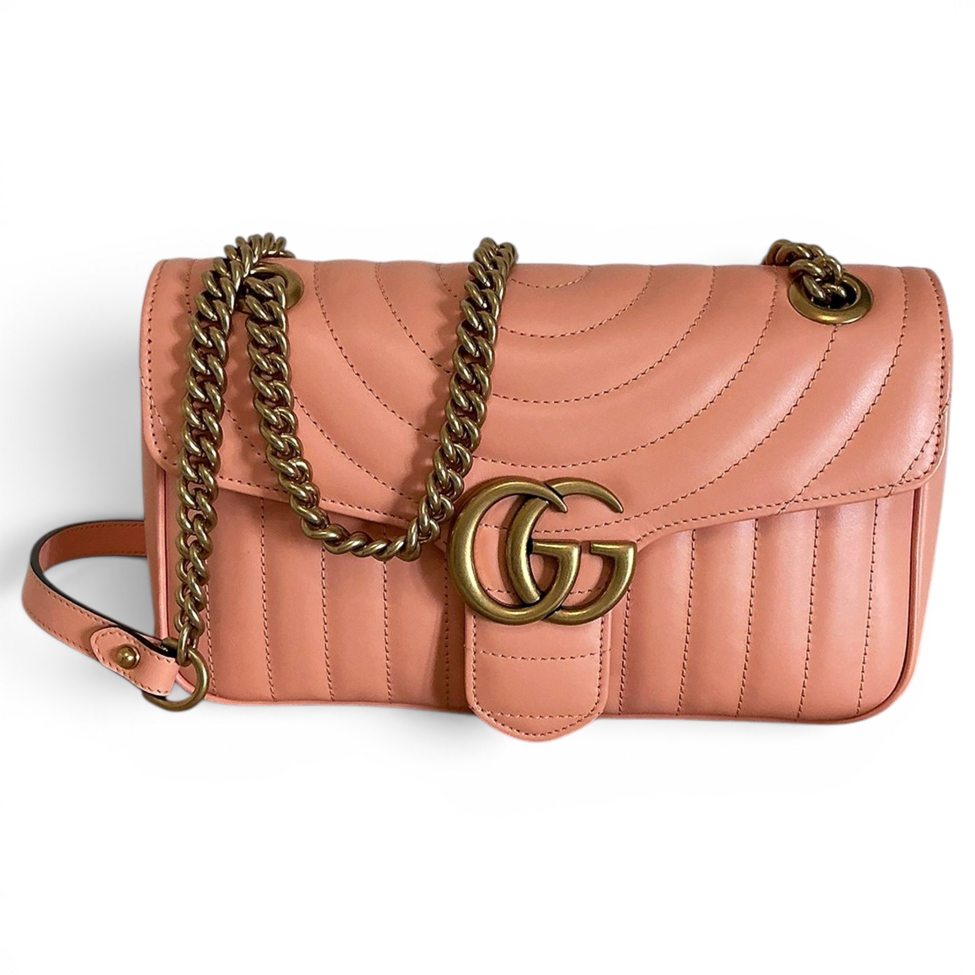 GG Marmont Flap leather crossbody bag