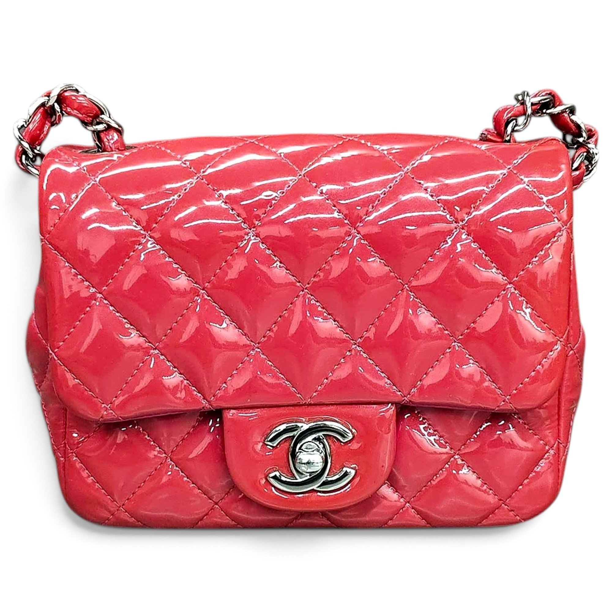 Timeless/Classique patent leather handbag
