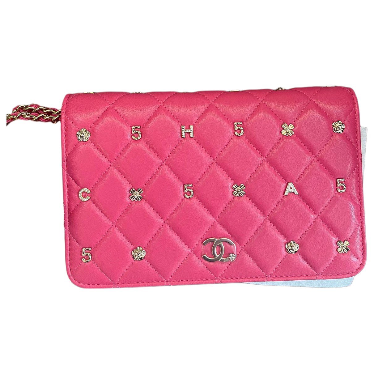 Wallet On Chain Gabrielle leather crossbody bag