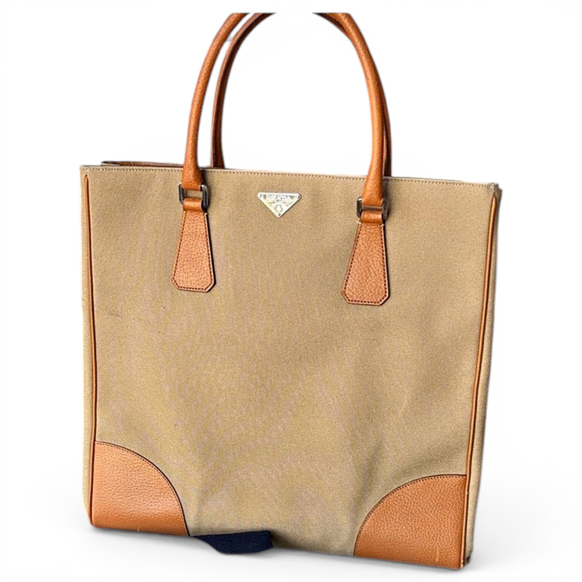 Leather tote