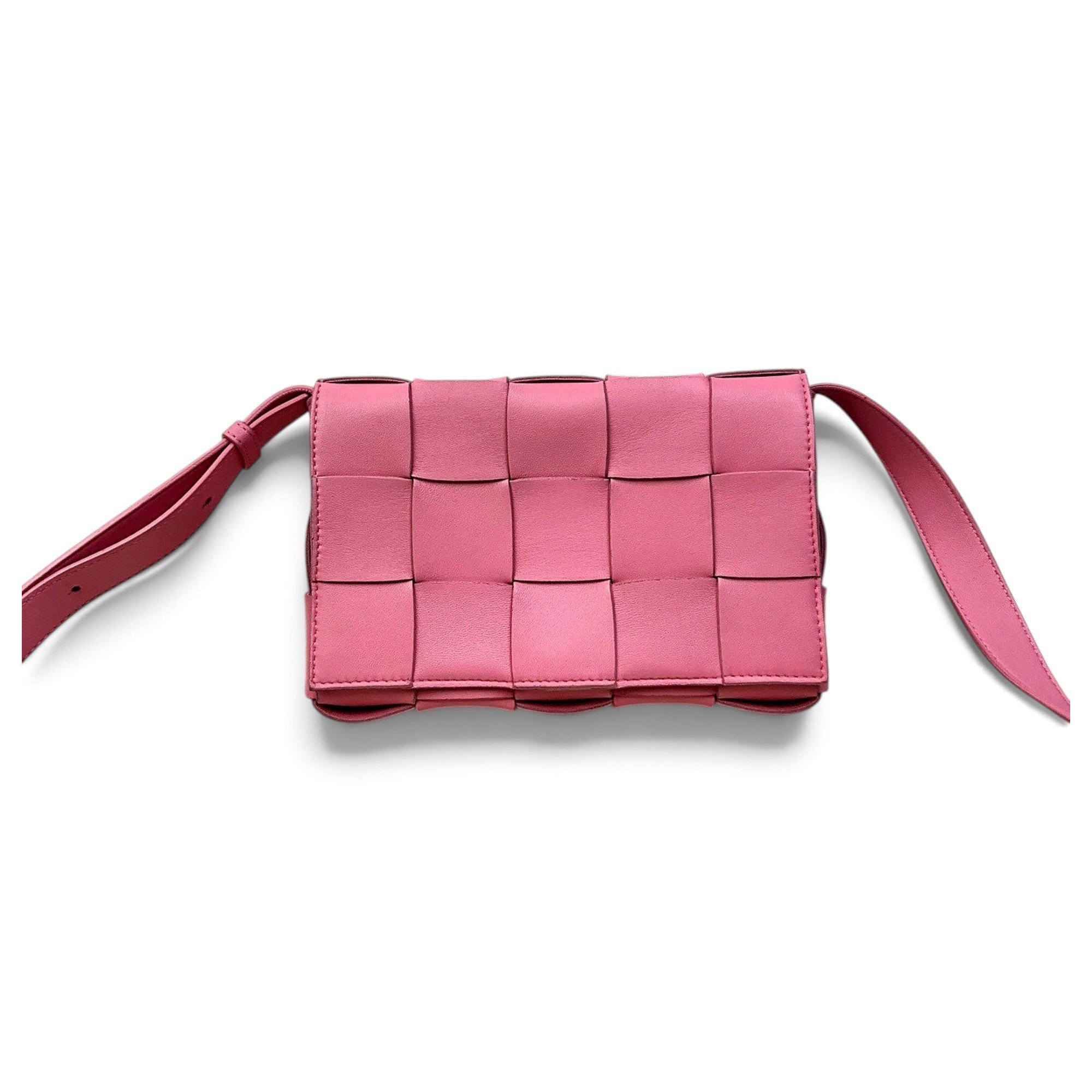 Cassette leather crossbody bag