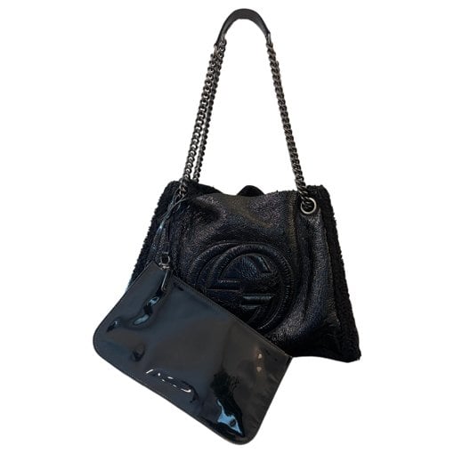 Soho Chain patent leather handbag