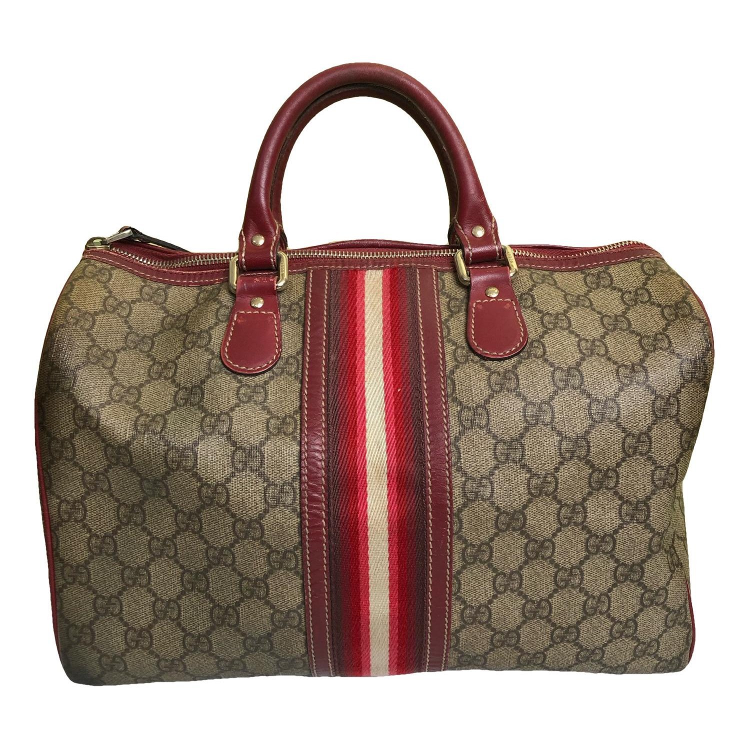 Boston leather handbag