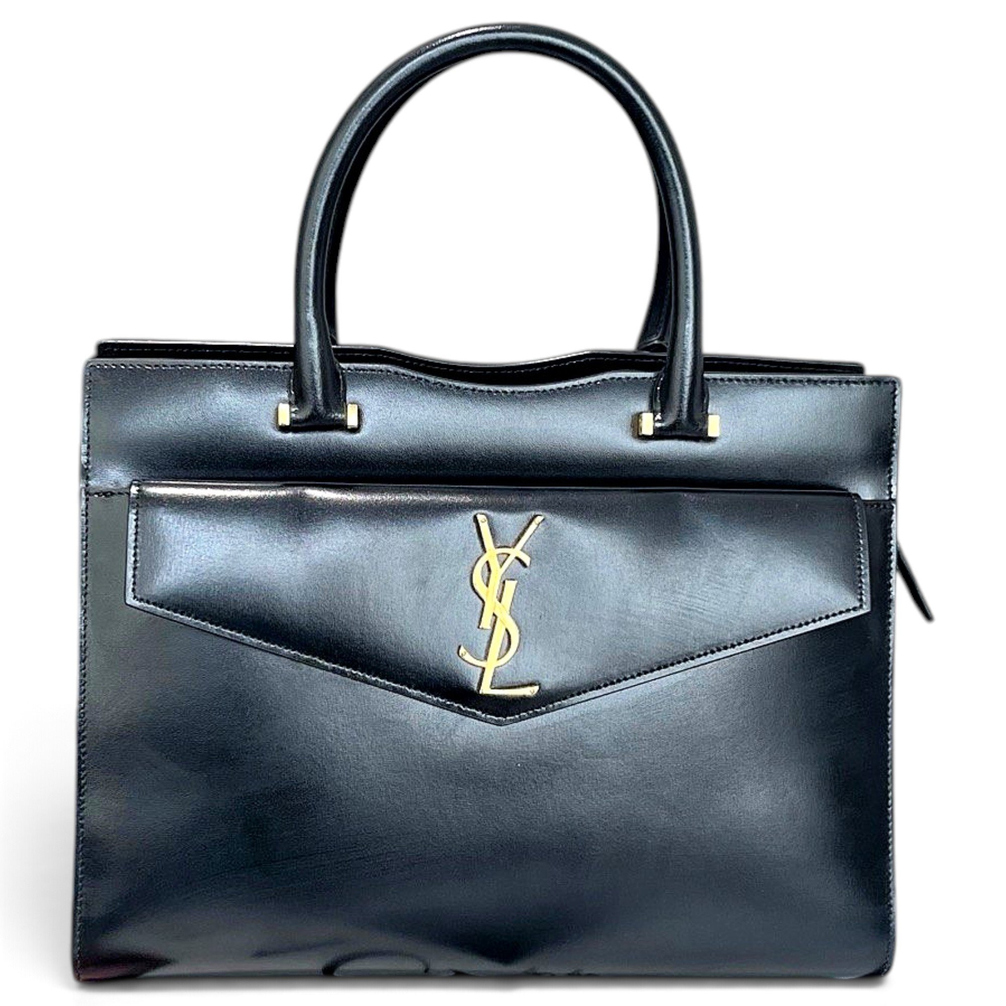 Uptown leather handbag