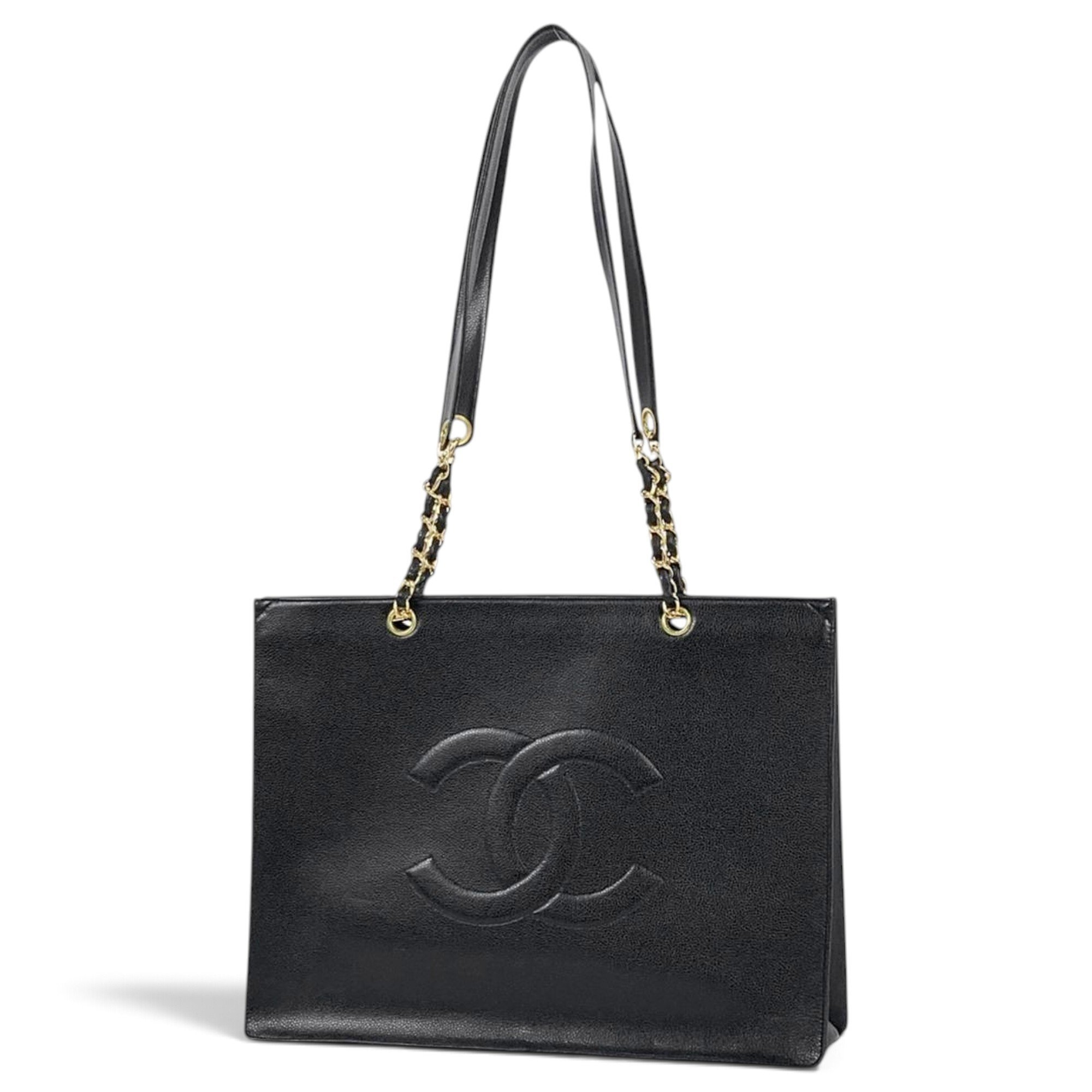 Leather tote