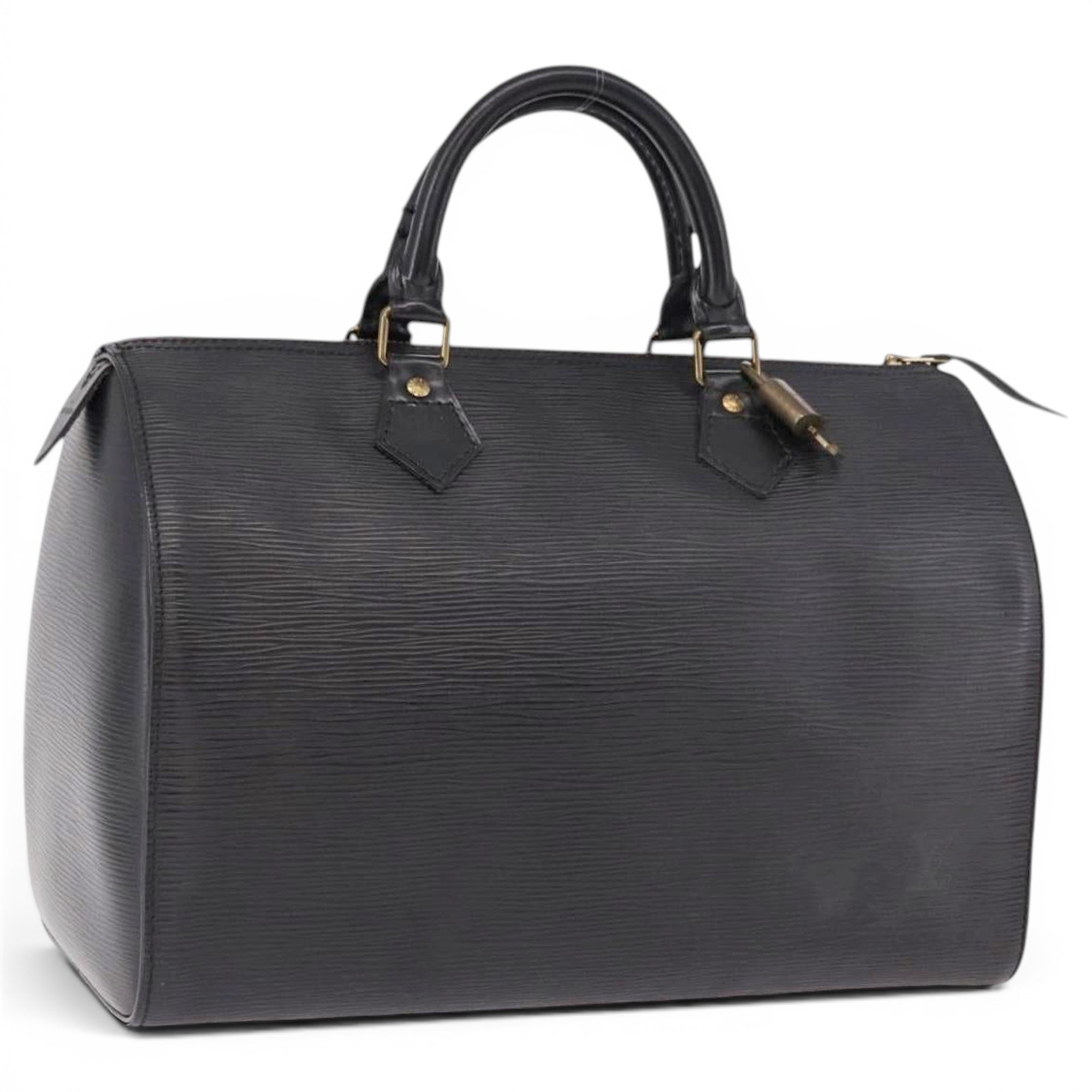 Speedy leather handbag