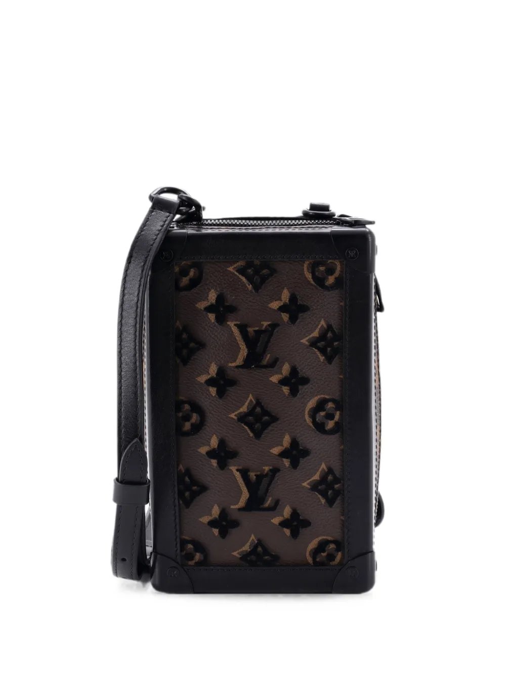 Vertical Soft Trunk Bag Monogram Tuffetage Canvas crossbody bag