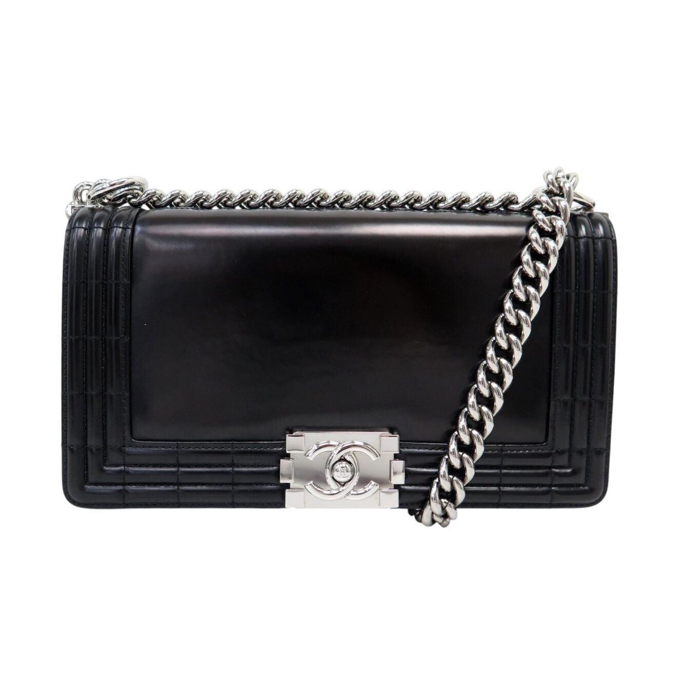 Boy leather crossbody bag