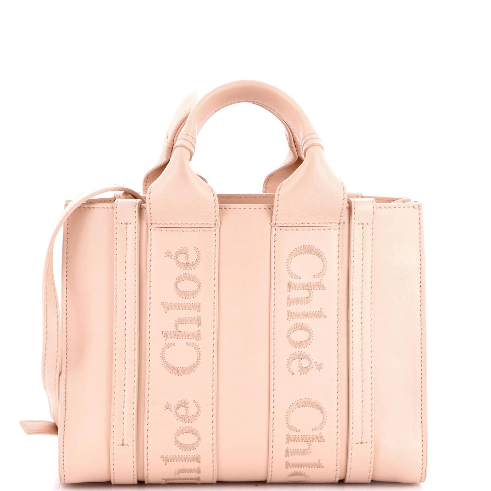 Leather tote