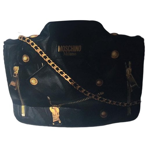 Moschino Biker leather tote