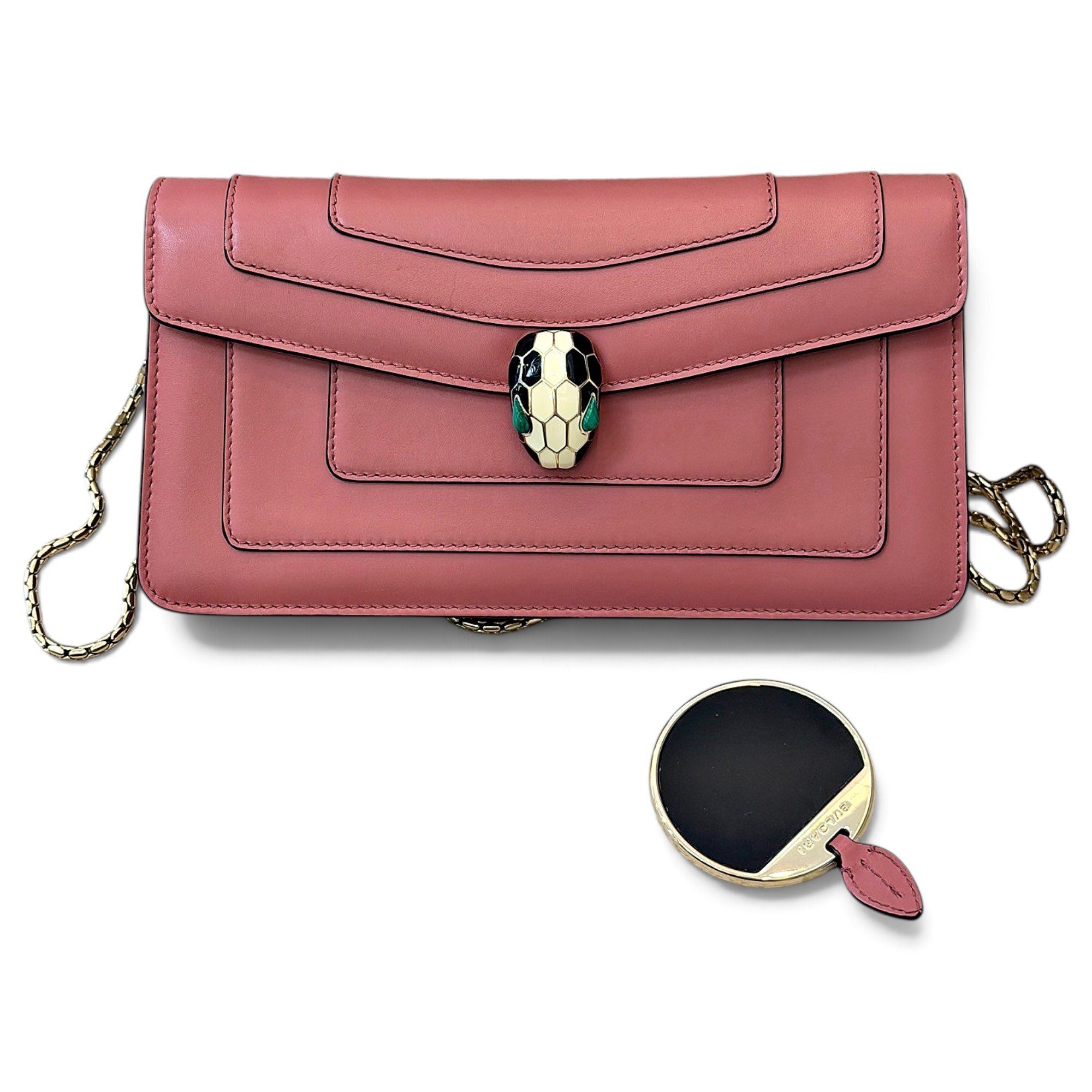 Serpenti leather crossbody bag