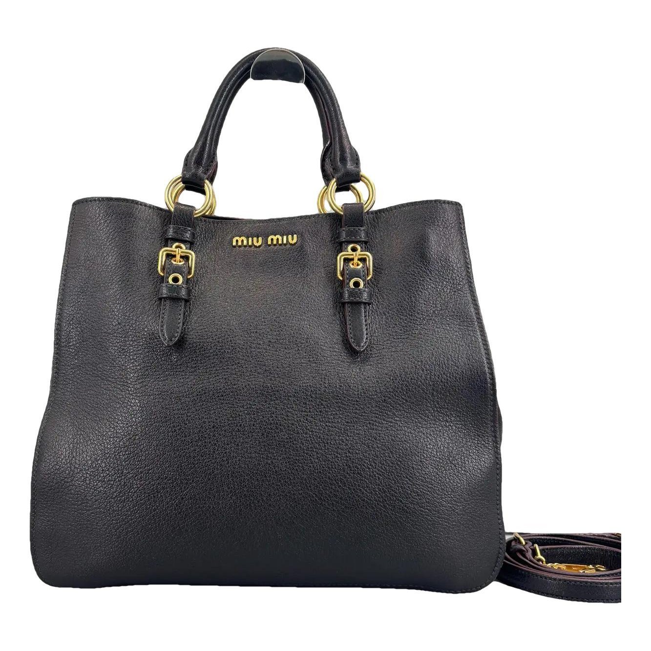Beau leather handbag
