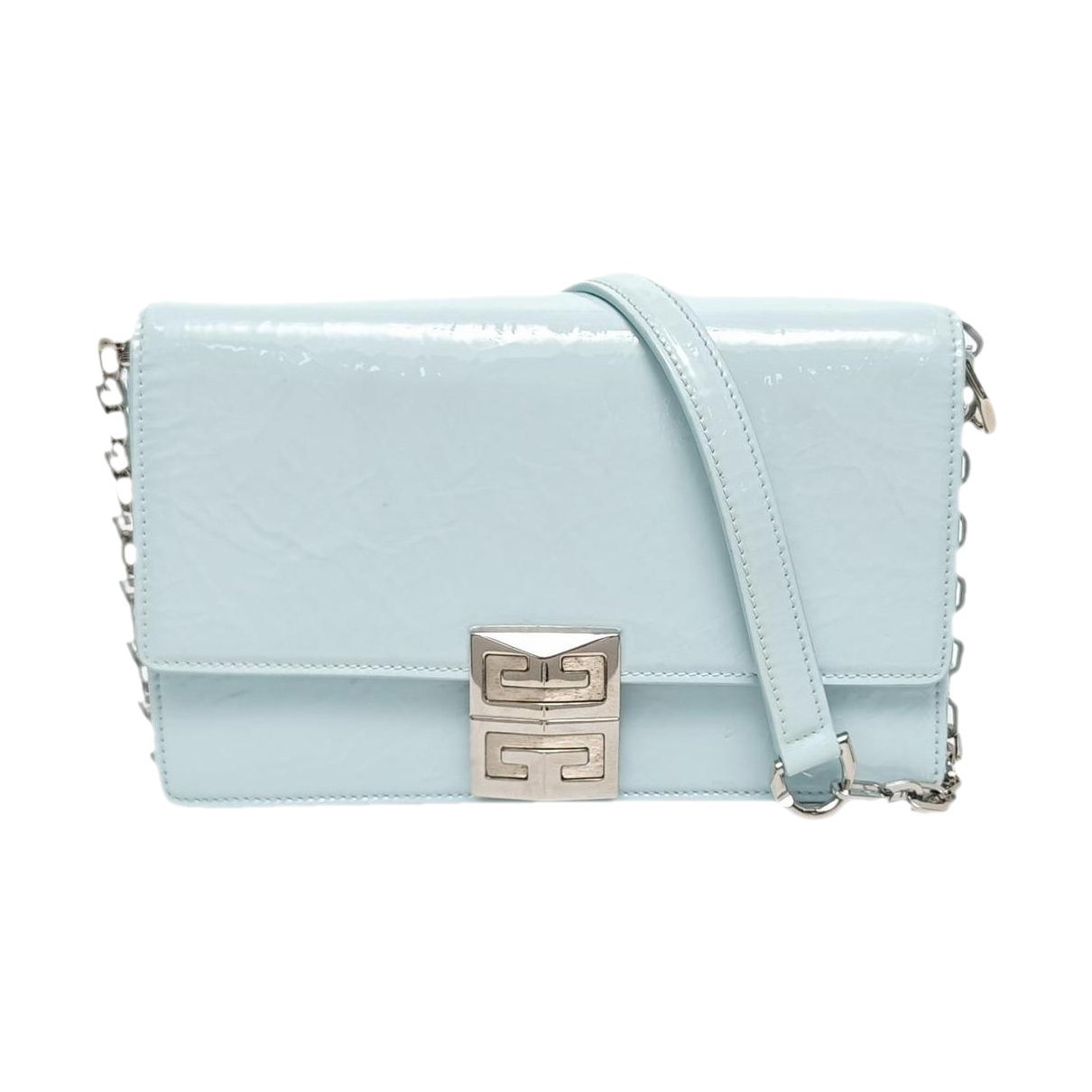 4G patent leather handbag