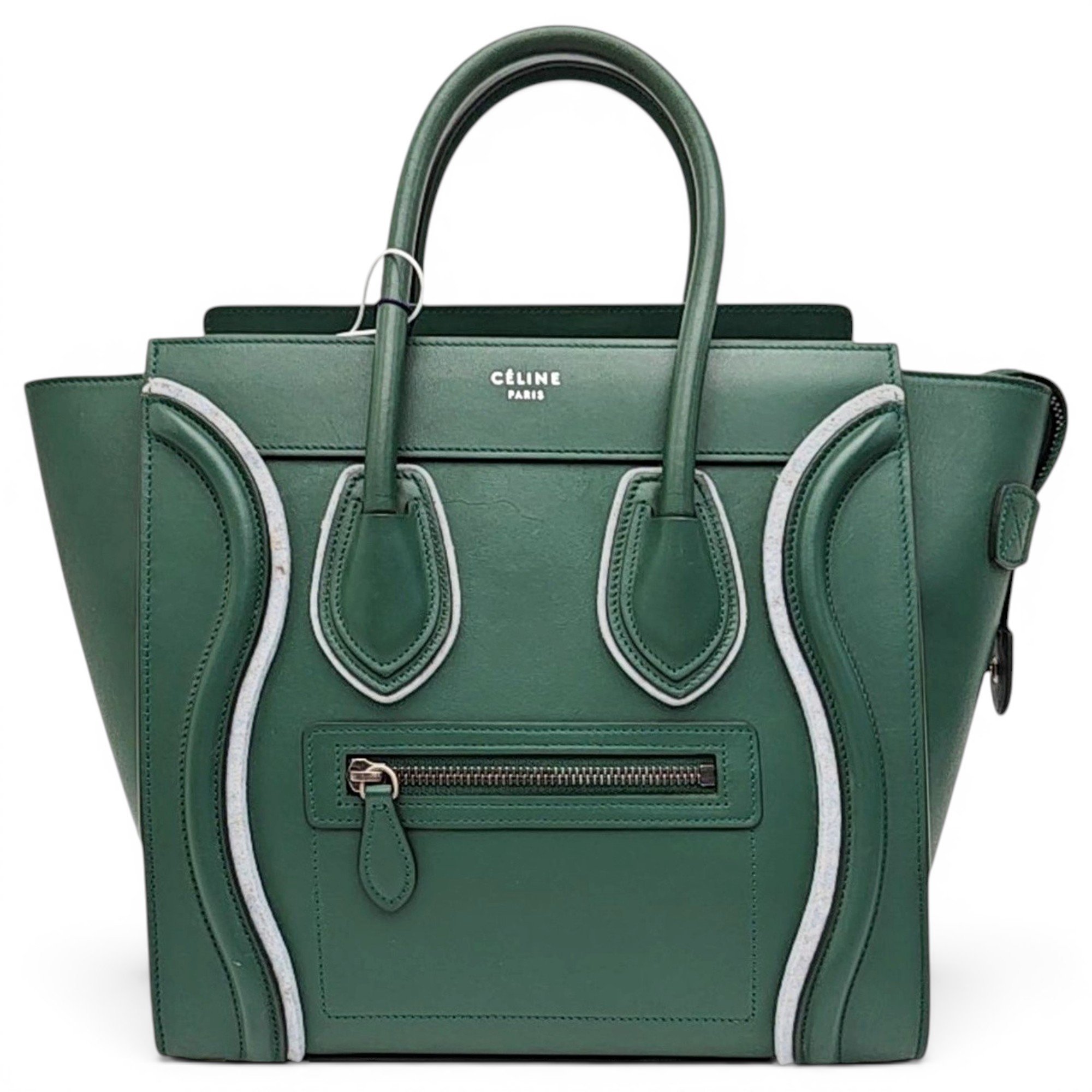 Luggage leather handbag