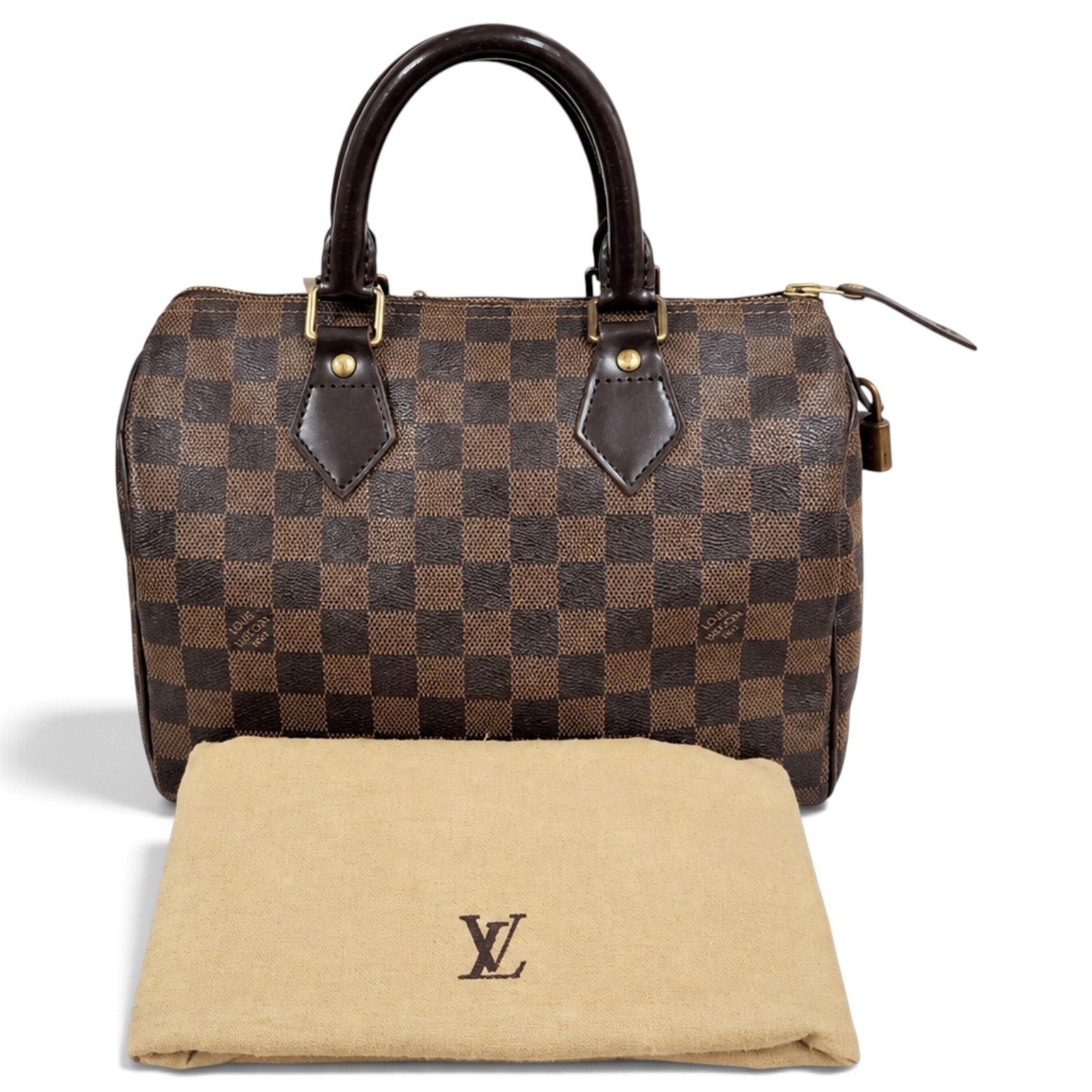 Speedy leather handbag