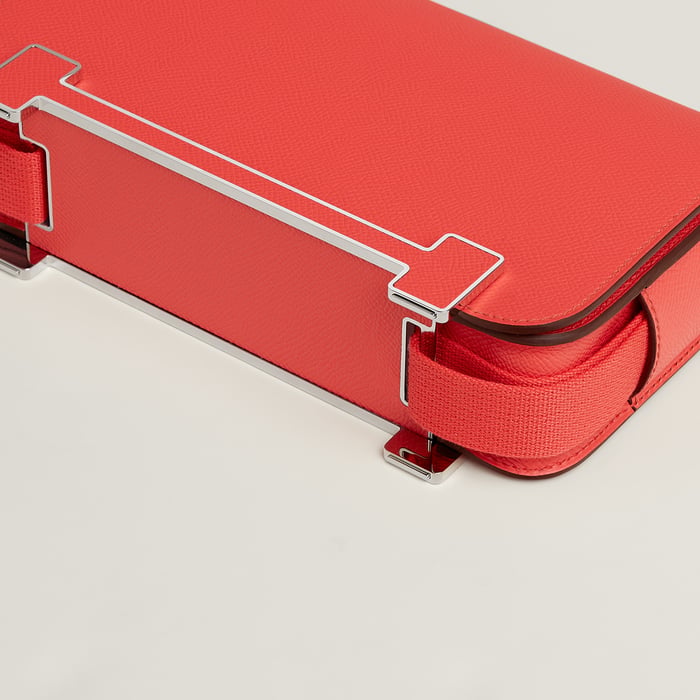 로즈 텍사스 Hermès Geta 슬림 백