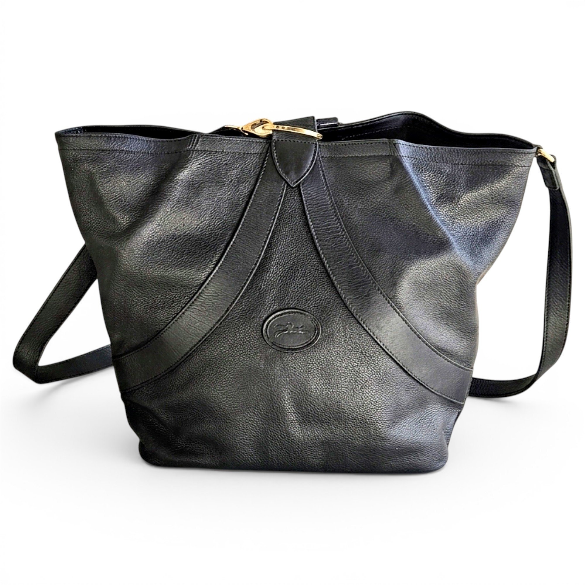 3D leather crossbody bag