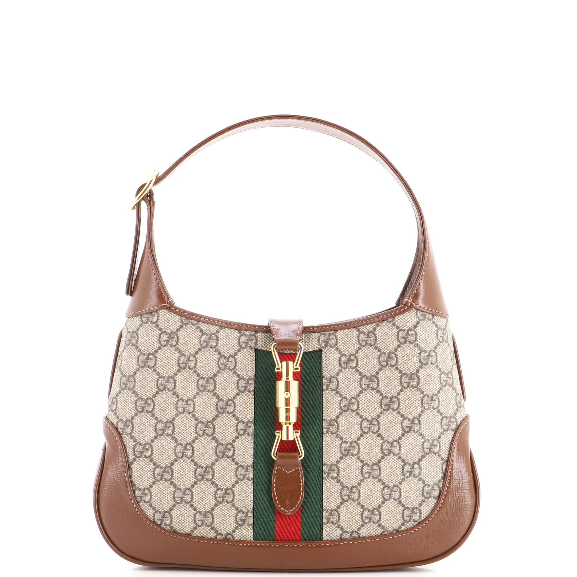 Jackie 1961 Hobo GG Coated Canvas Small