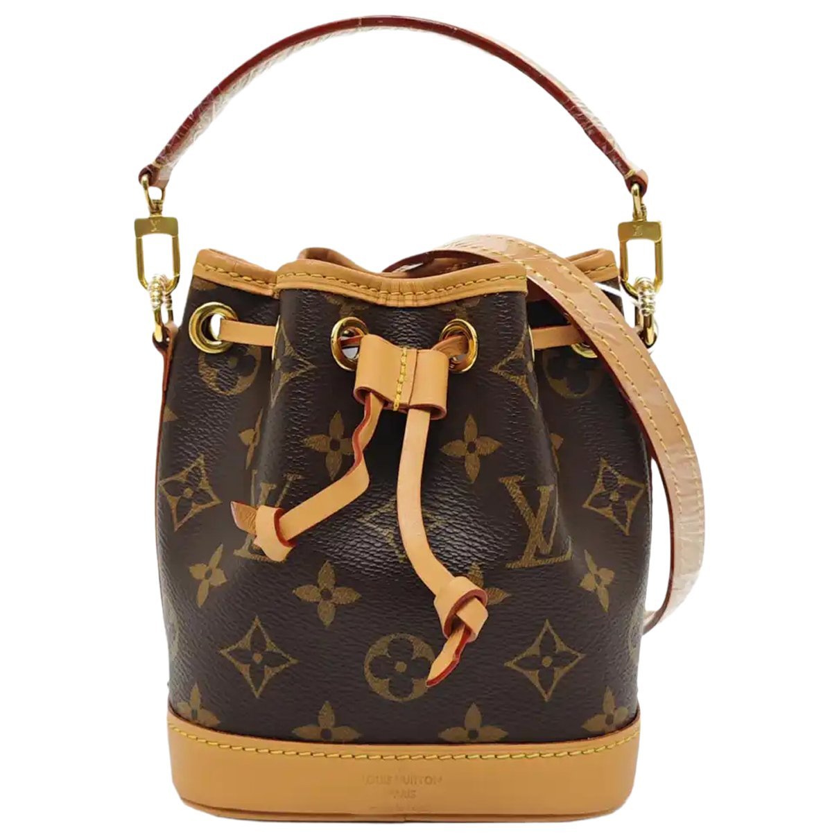 Nano Noé leather handbag