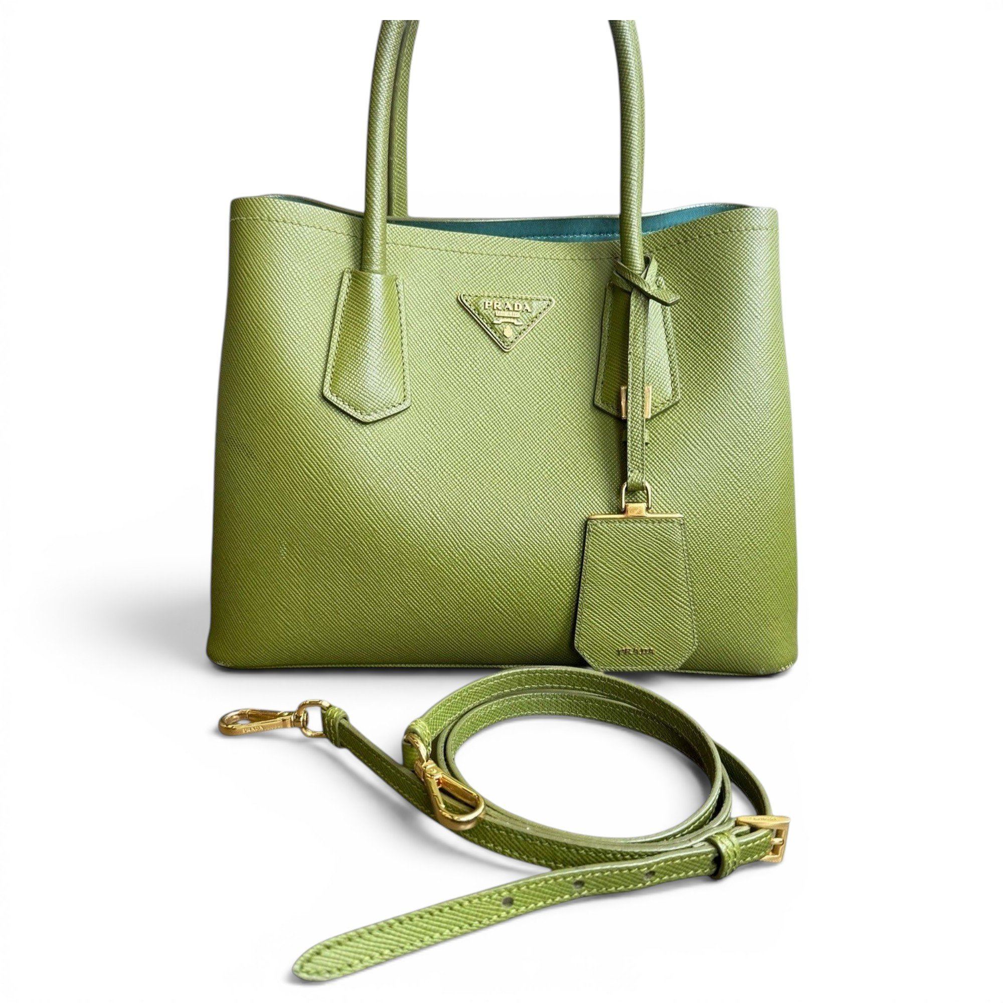 Prada Double leather handbag