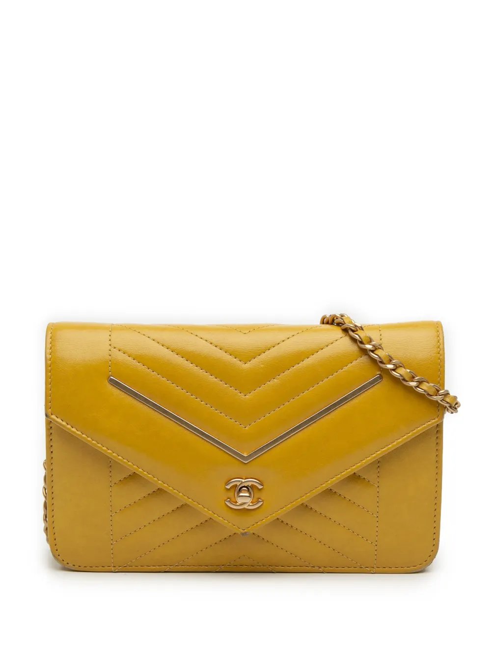 2017-2018 Small Reversed Chevron Lambskin Flap crossbody bag