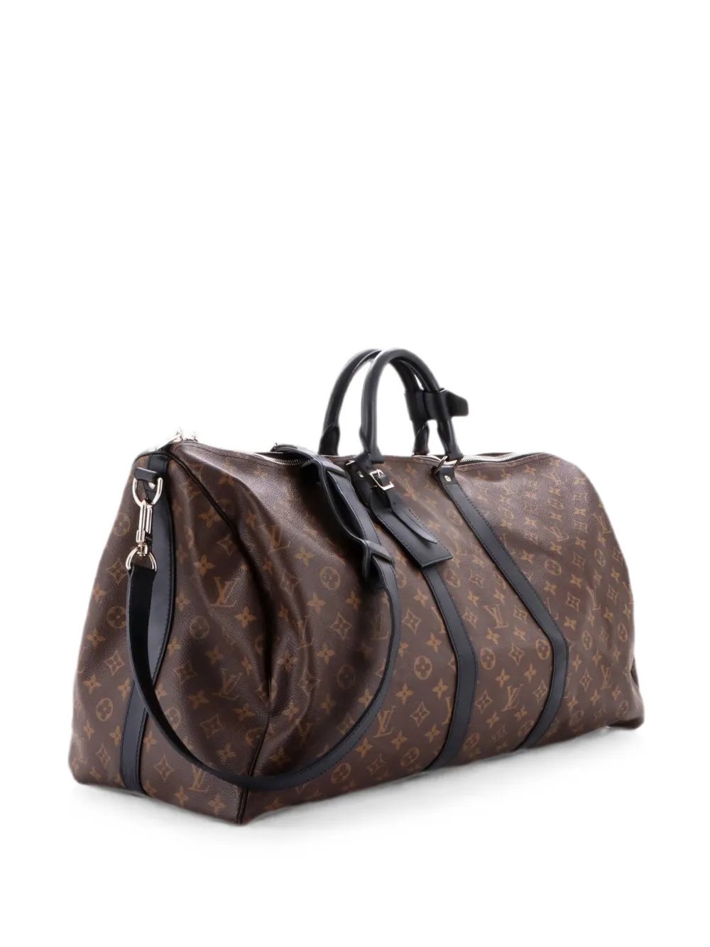 Keepall Bandouliere Bag Macassar Monogram Canvas 55 travel bag