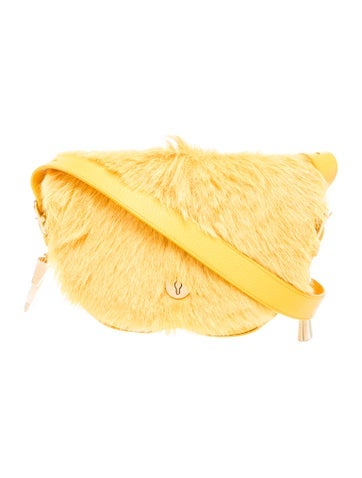 Leather Chess Crossbody Bag Small