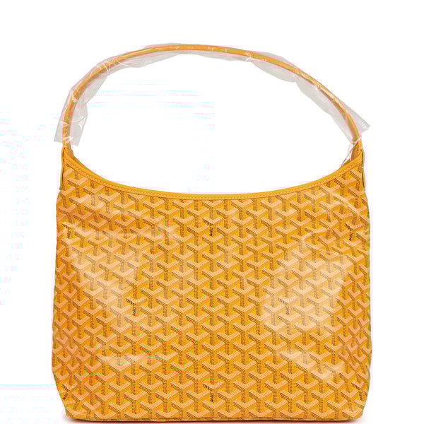 Goyard Goyard Goyardine Yellow Boheme PM Hobo Bag Palladium Hardware
