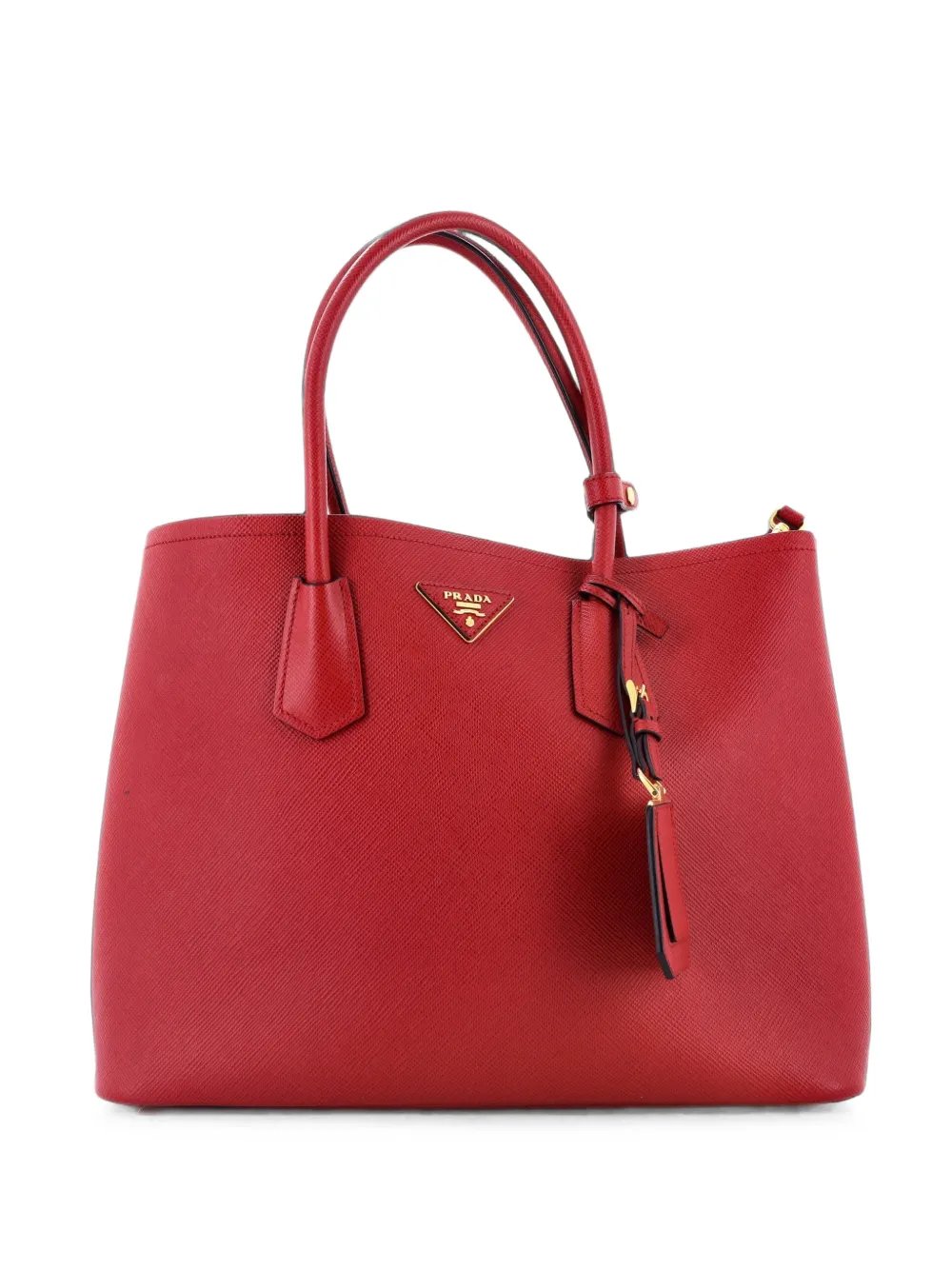 Cuir Double Saffiano Leather Large tote bag