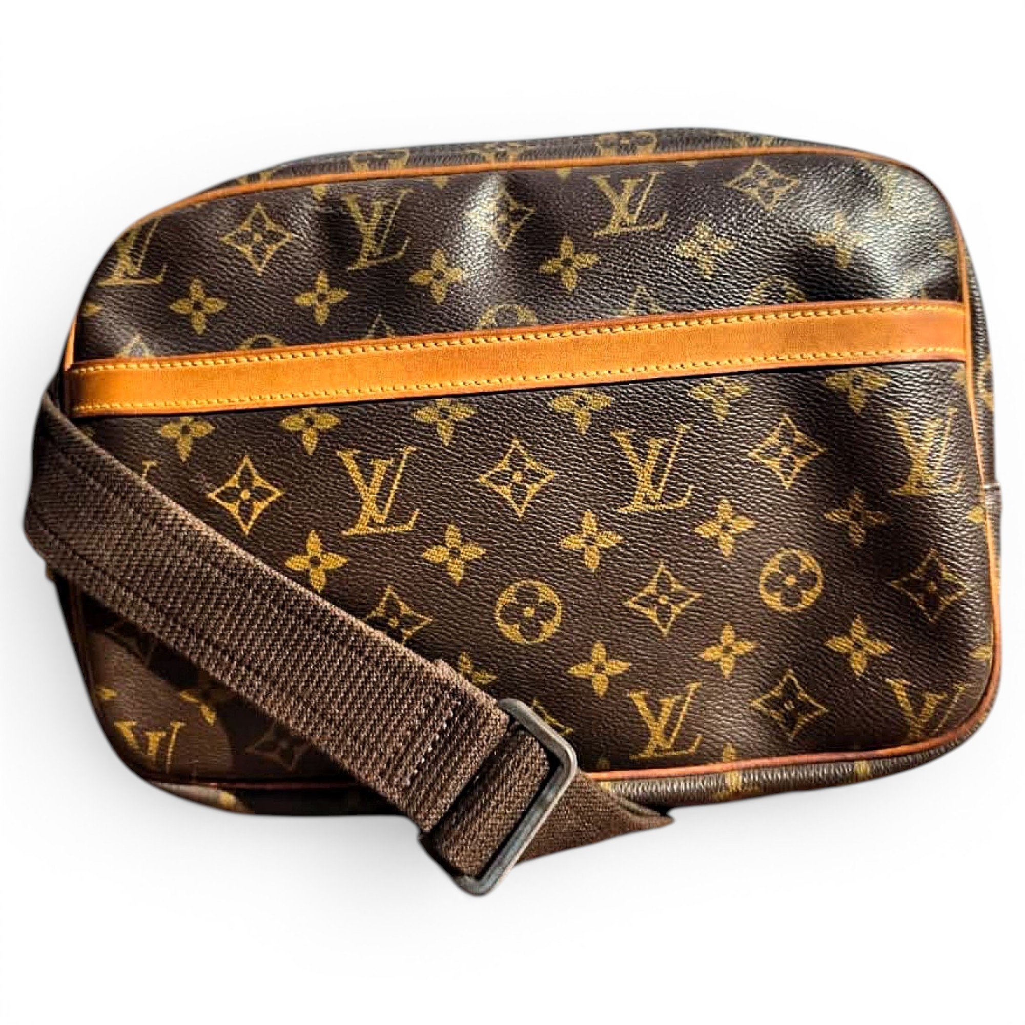 Reporter leather crossbody bag