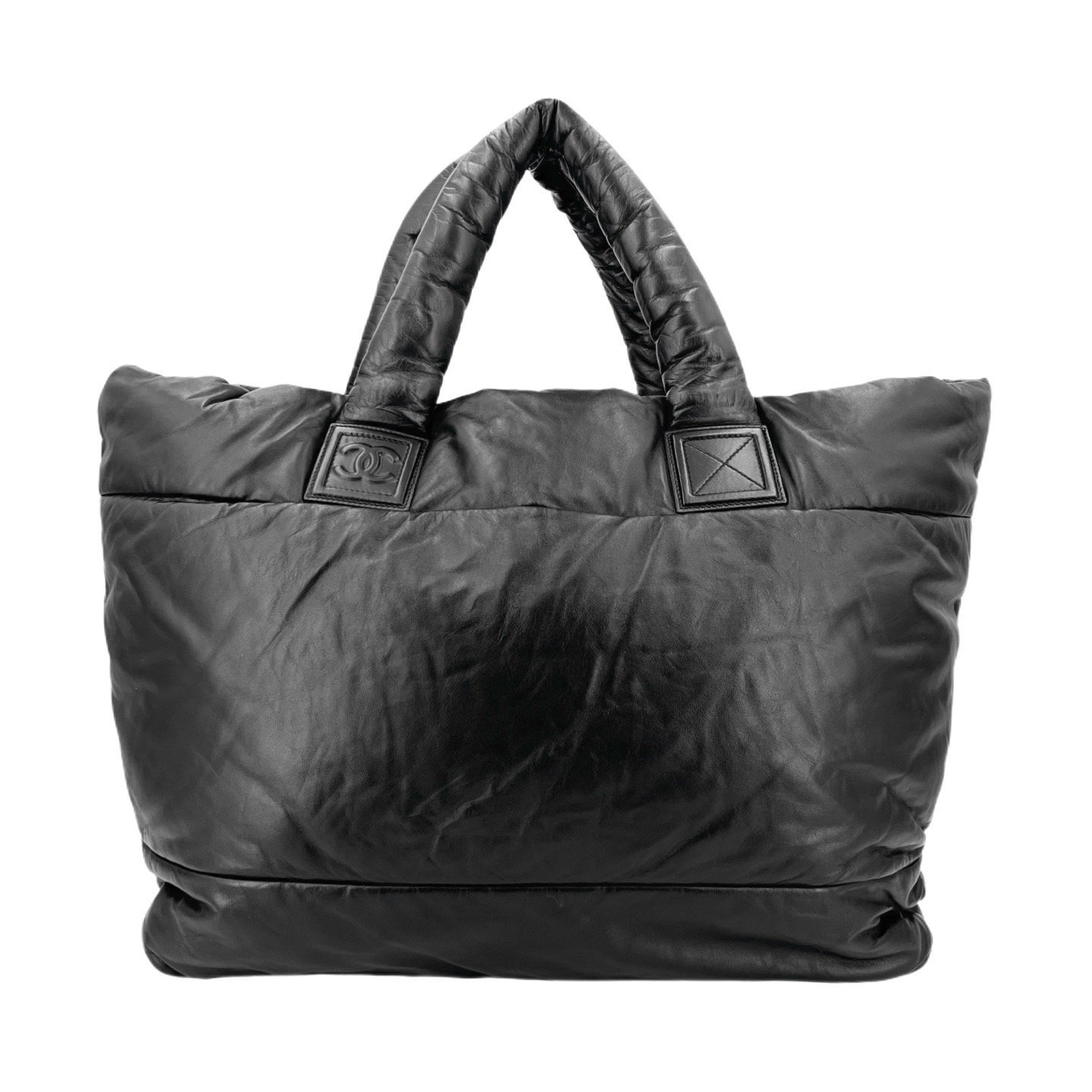 Cocoon leather handbag