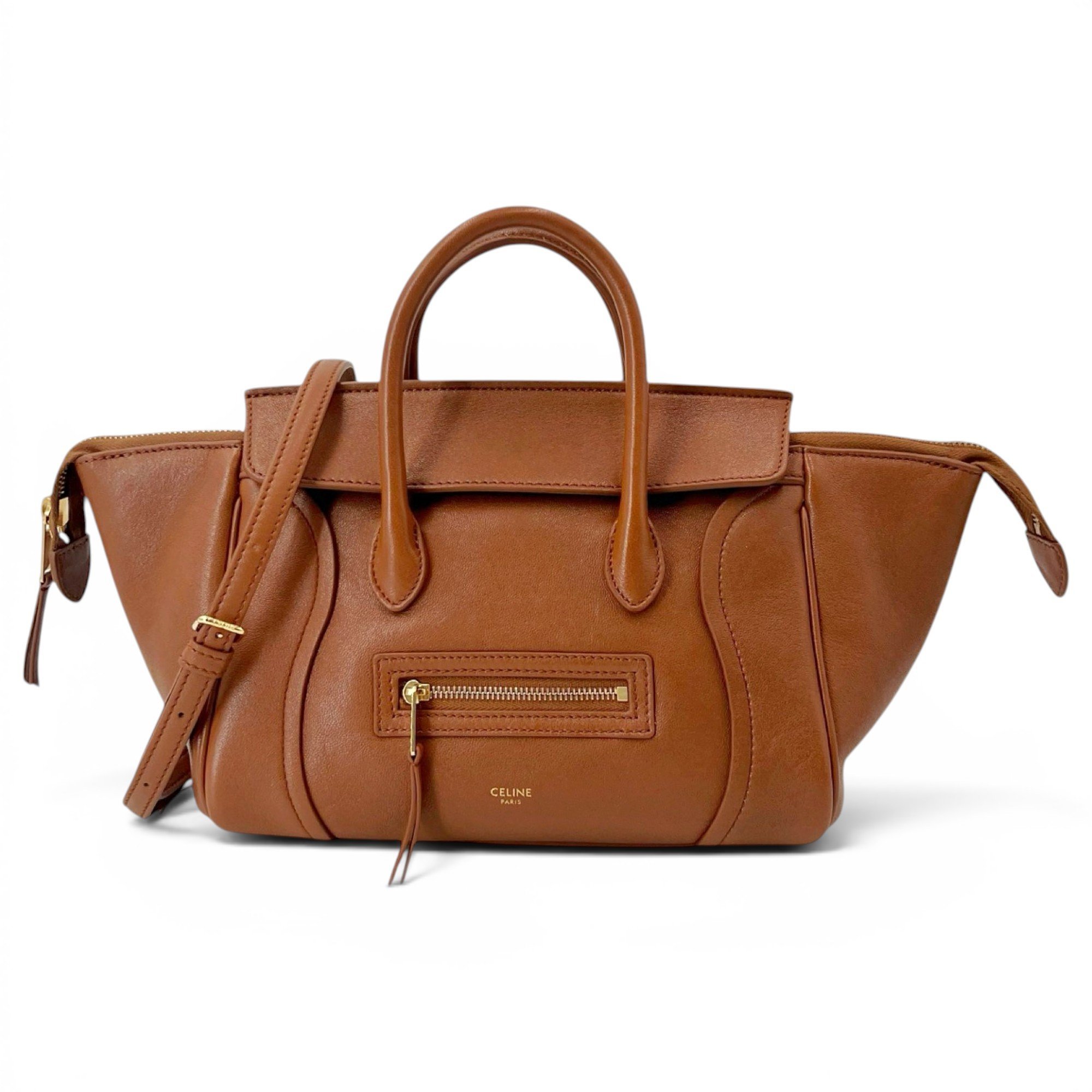 Luggage leather handbag