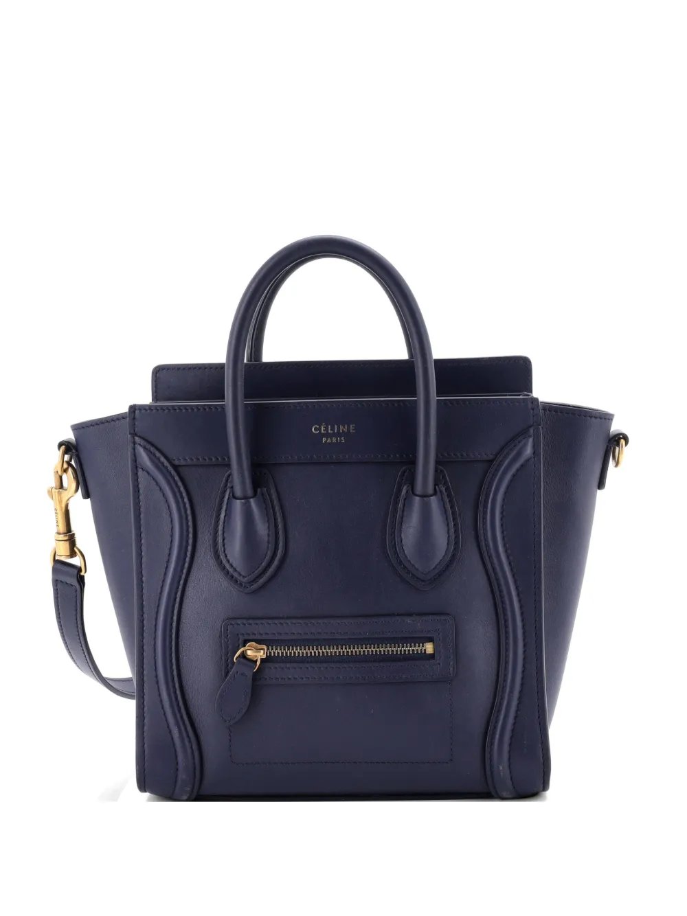 Luggage Bag Smooth Leather Nano crossbody bag