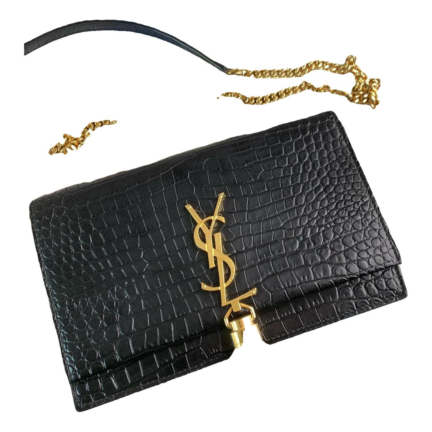 Saint Laurent Pompom Kate leather handbag